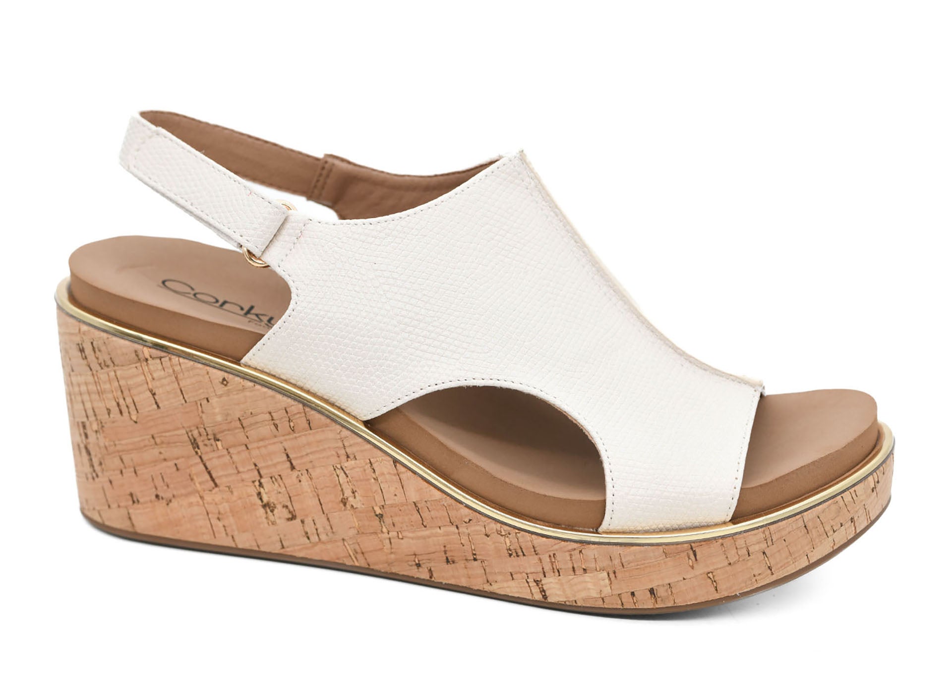 Carley Wedges | Black Crackle