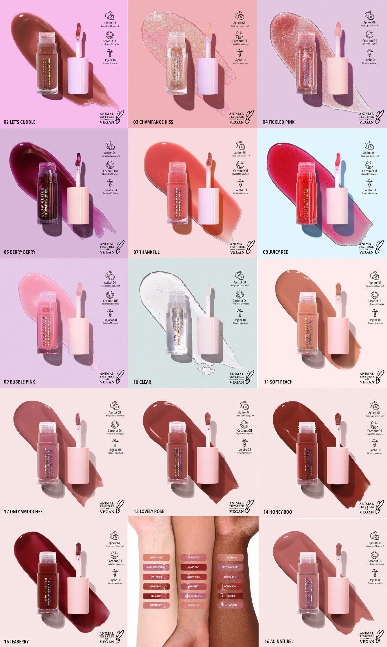 glow getter lip oil