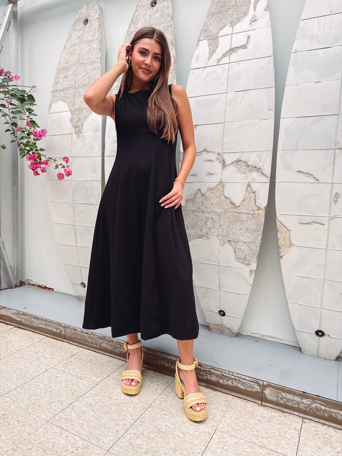 knee length dresses for ladies Ramy Brook Audrey Dress - Black main image 0