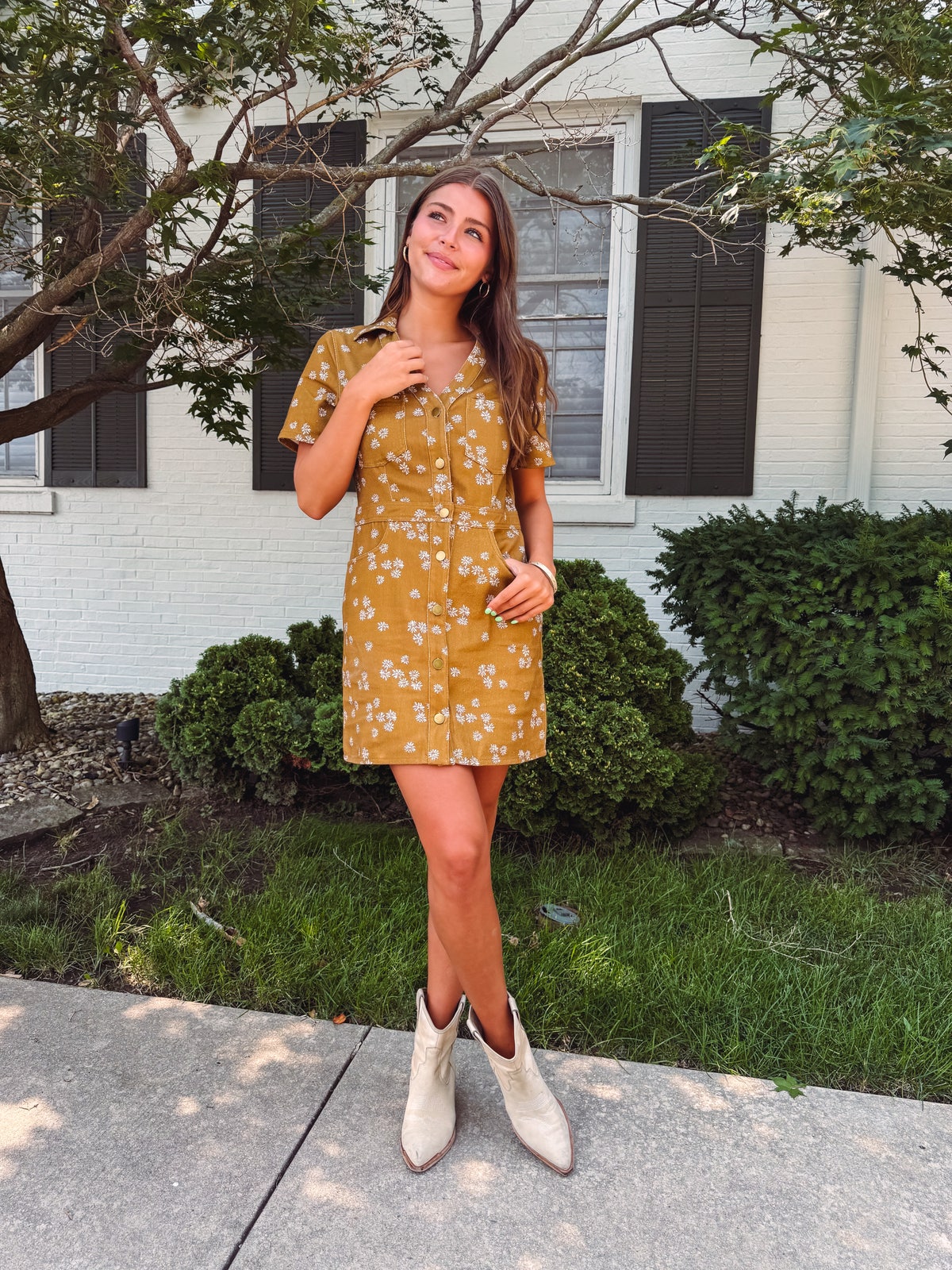 GOLDEN GIRL FLORAL DRESS *Final Sale* | Shop Fira Boutique | Effortless Affordable Clothing For Women GOLDEN GIRL FLORAL DRESS *Final Sale* | Shop Fira Boutique | Effortless Affordable Clothing For Women