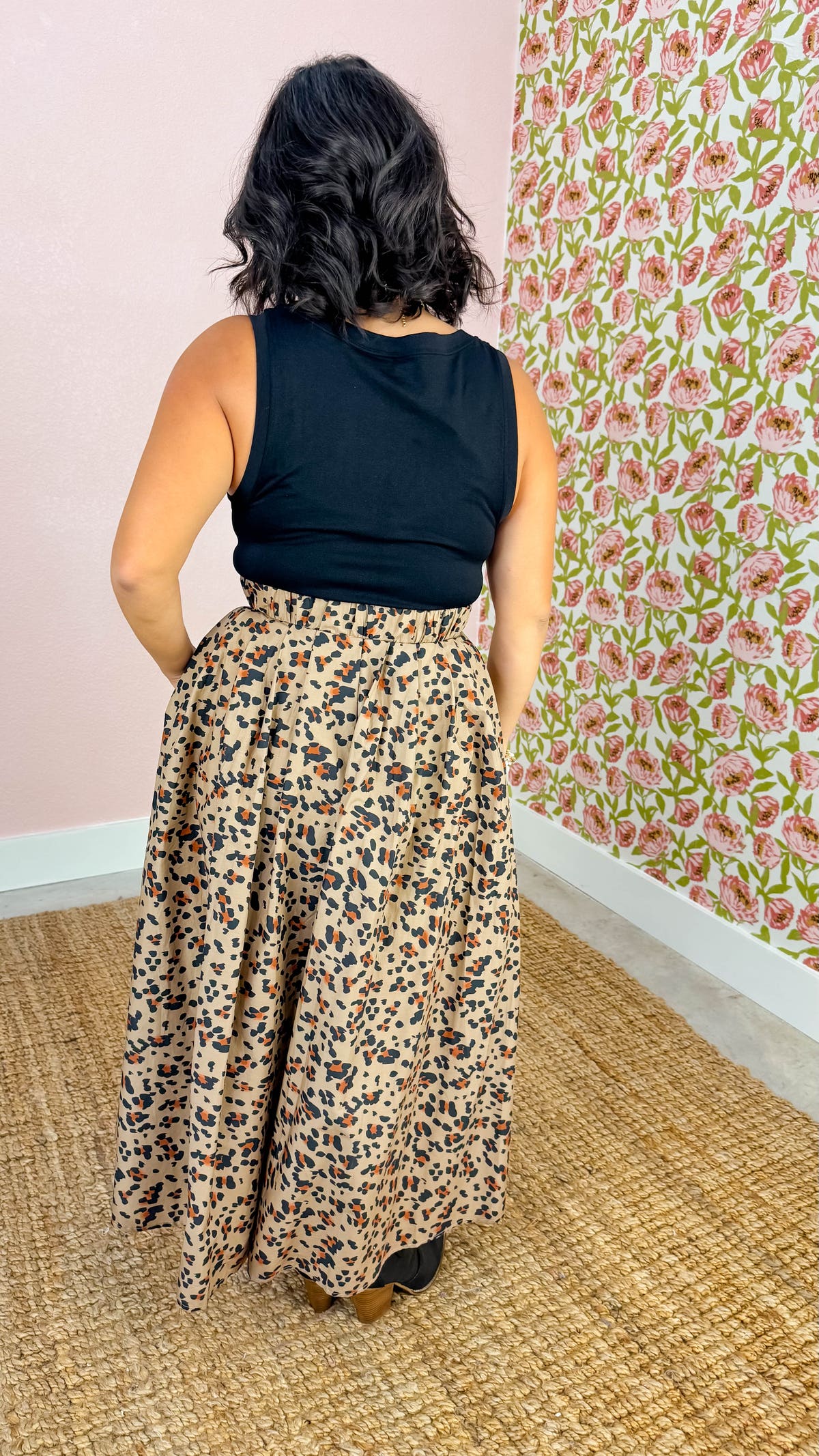 Leopard Pleated Skirt Flaunt Boutique: Online Women's Clothing