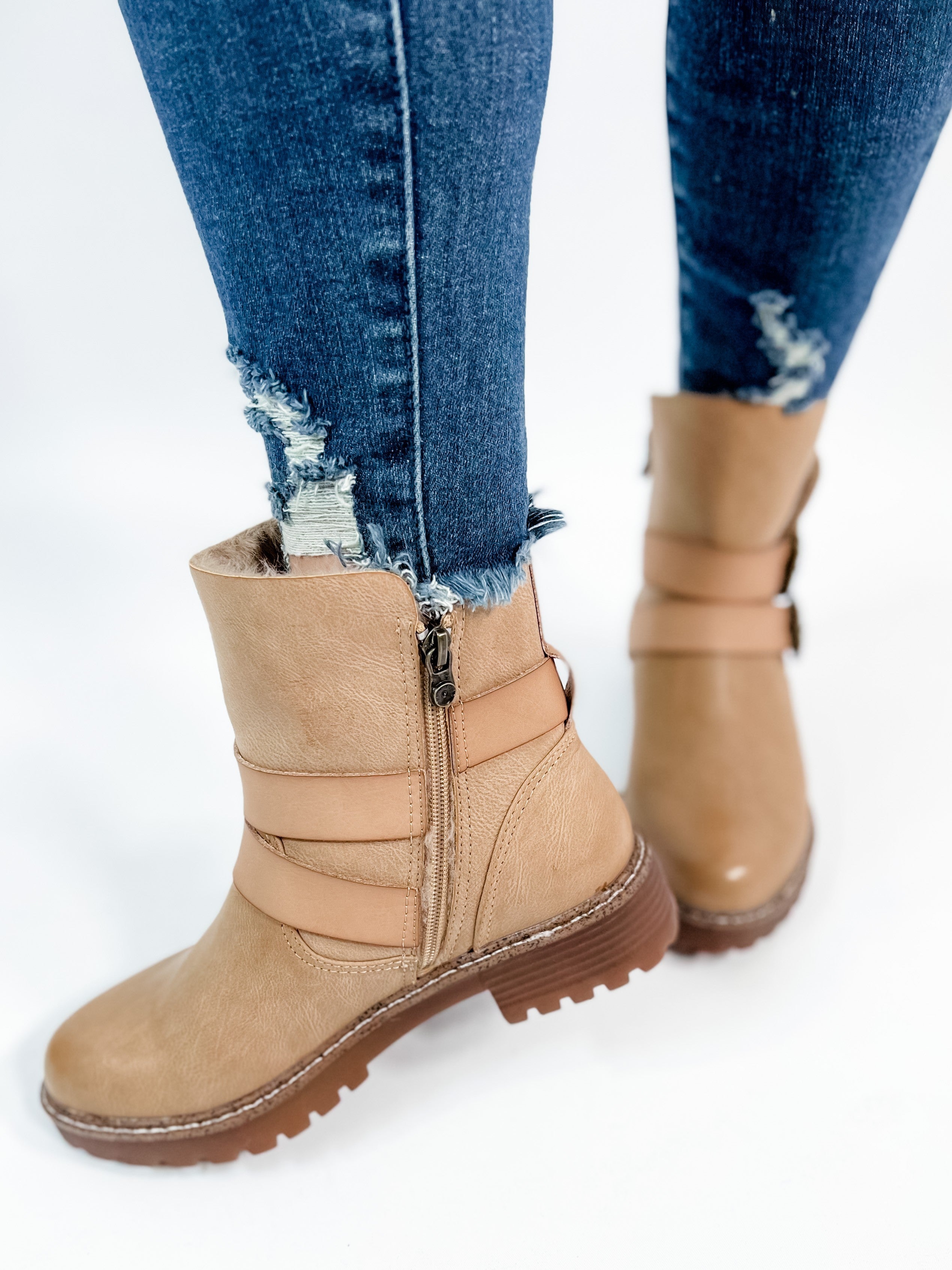 Blowfish Royal Side Buckle Ankle Boot w 
