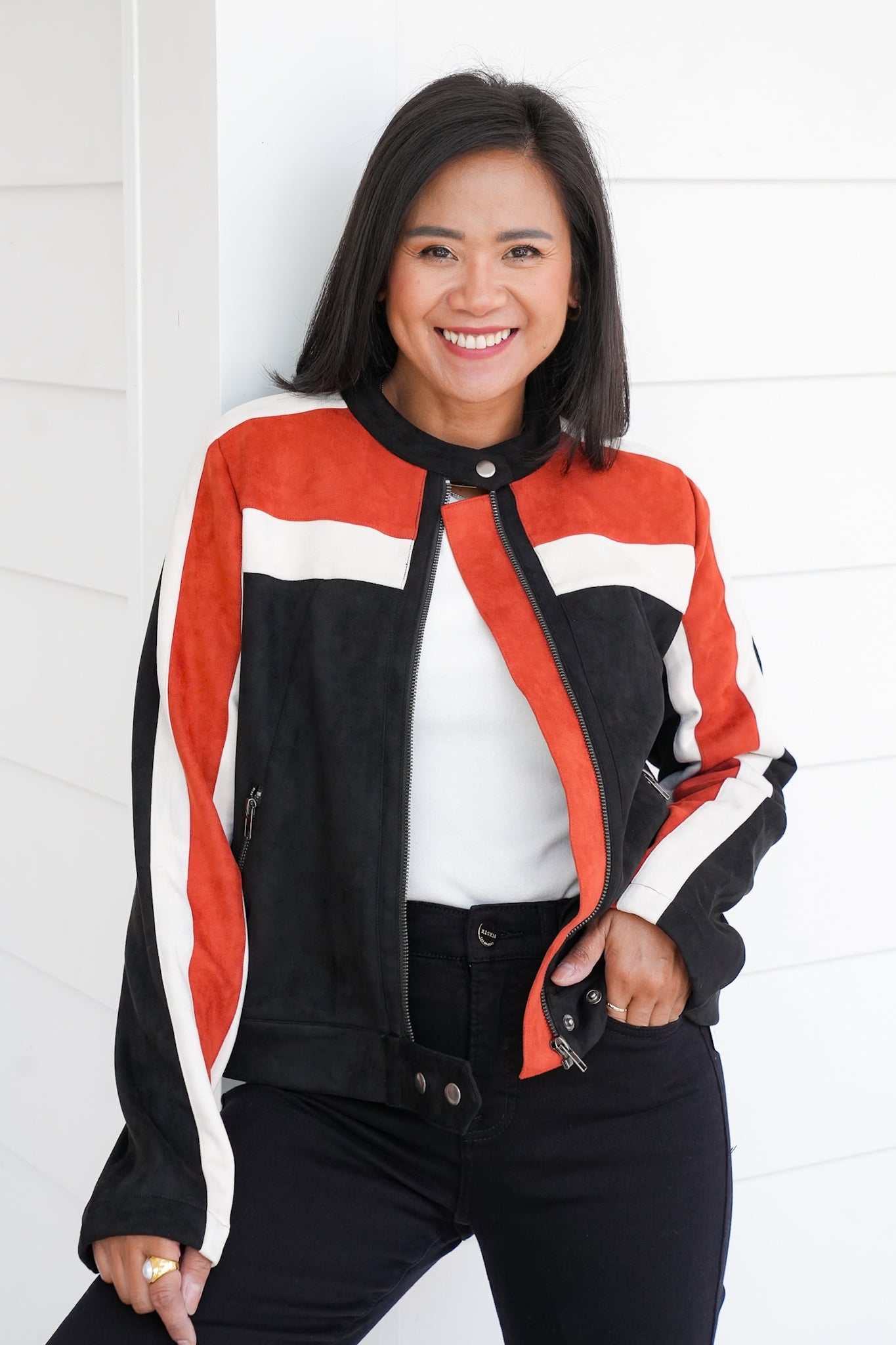 【もぐら】POPPY DOUBLE SLEEVECUT JACKET もぐら】POPPY DOUBLE SLEEVECUT JACKET Bomber jacket made