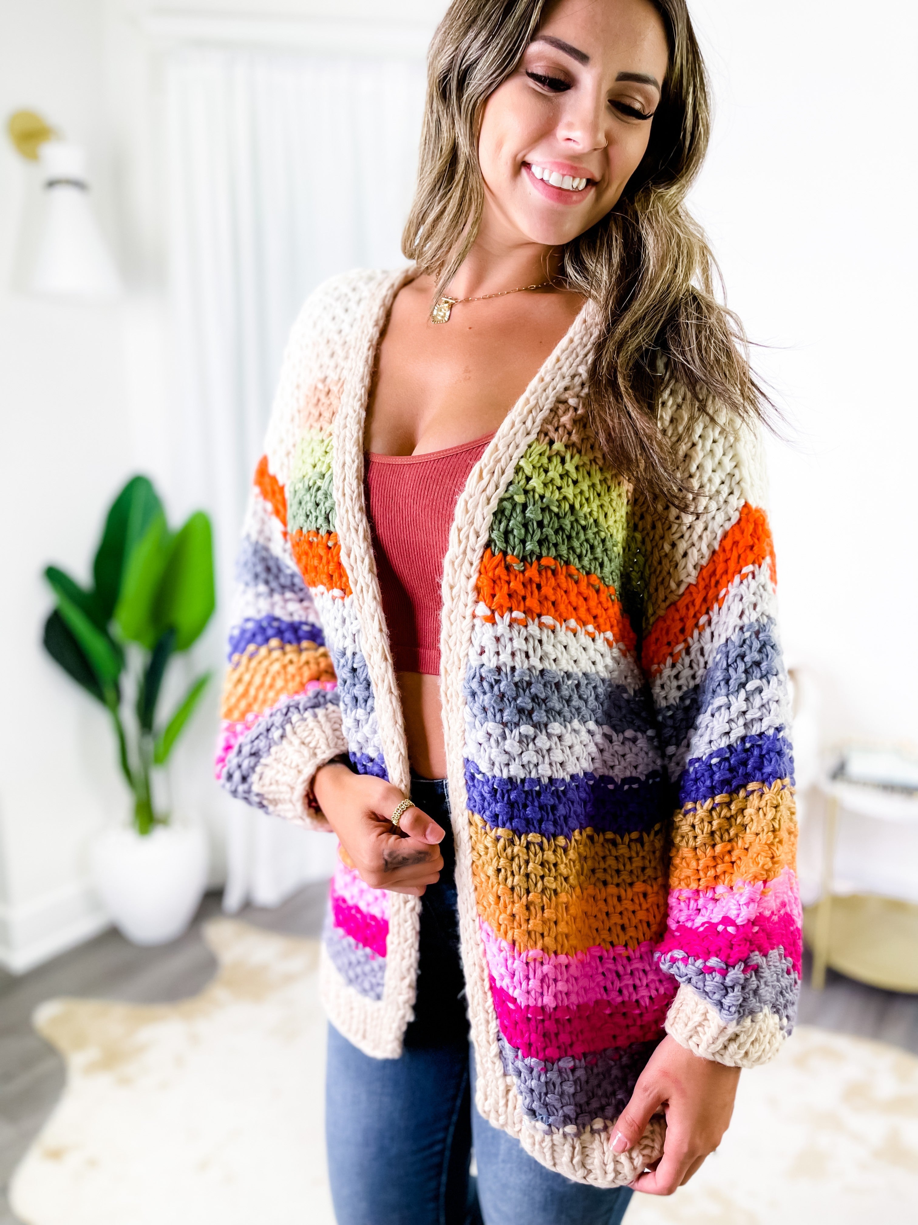 Long Sleeve Cardigan (Multiple Colors 