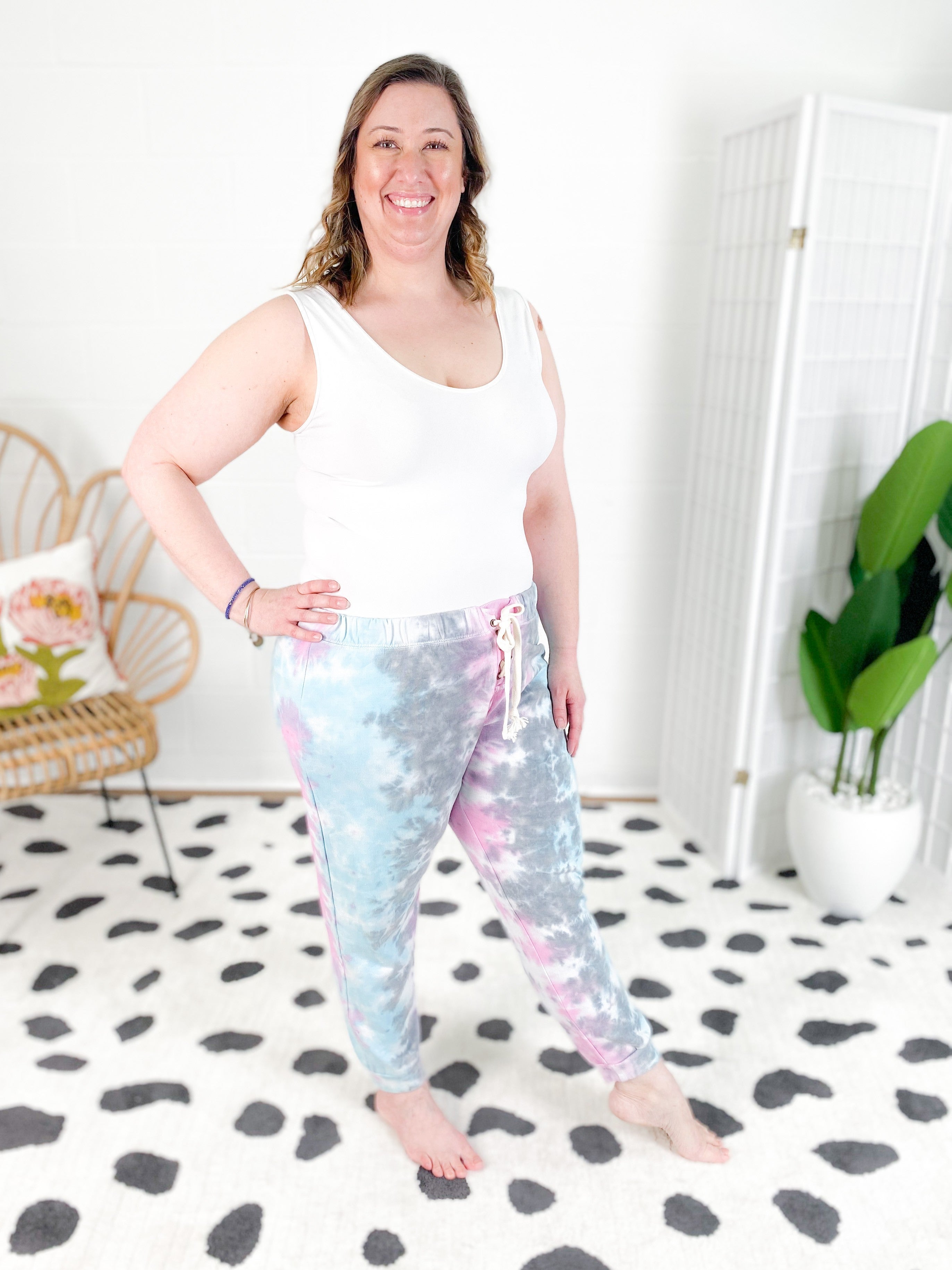 PLUS/REG Honeyme Blue \u0026 Pink Tie Dye 
