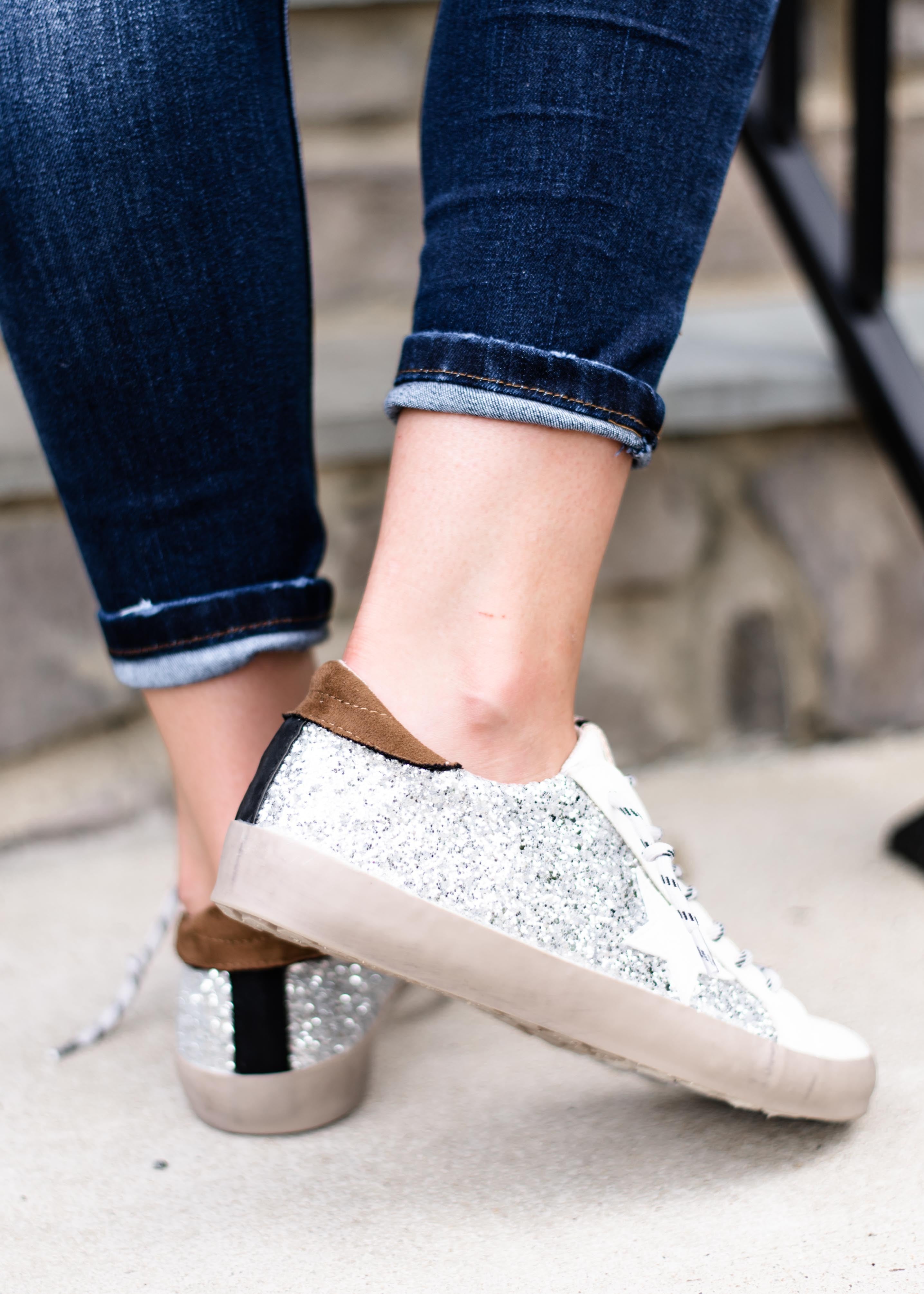 shu shop glitter sneakers