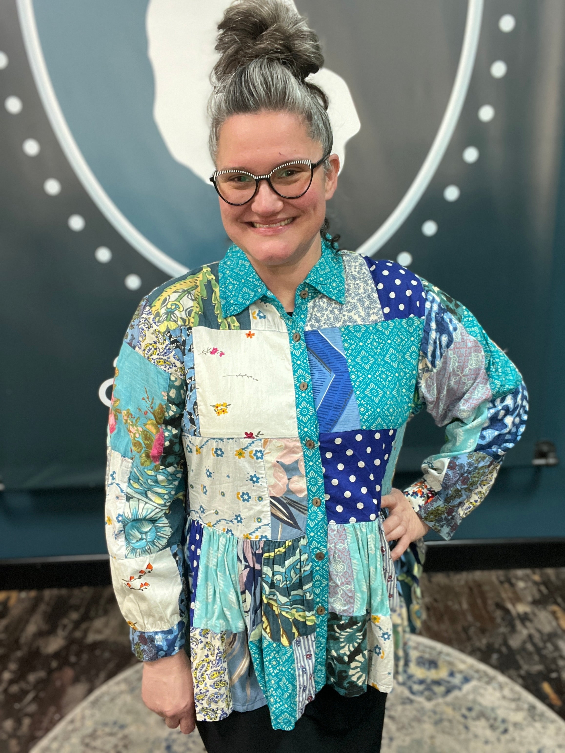 Jaded Gypsy ~ Patchwork Sunrise Top | Frou-Frou Collection