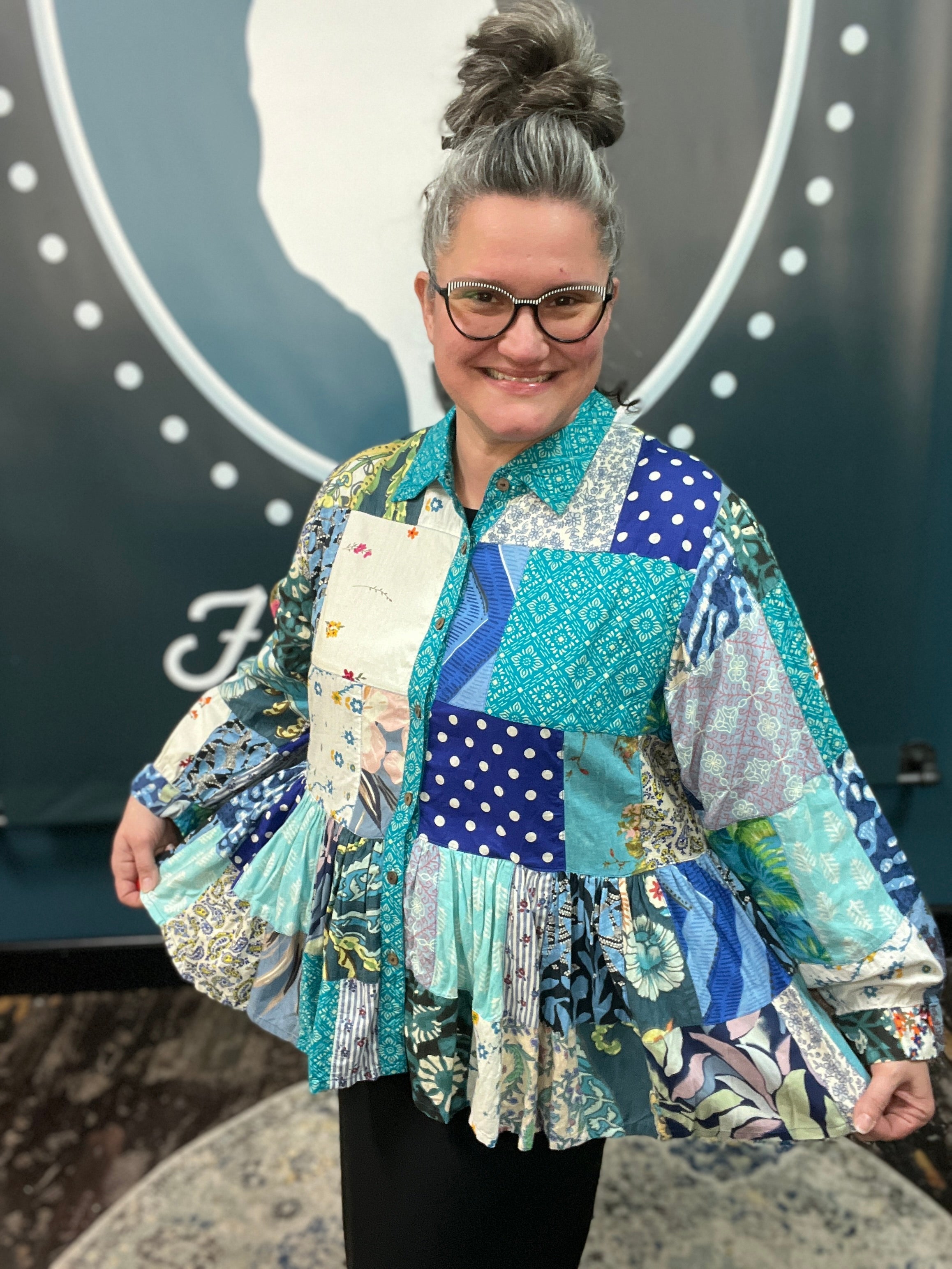 Jaded Gypsy ~ Patchwork Sunrise Top | Frou-Frou Collection