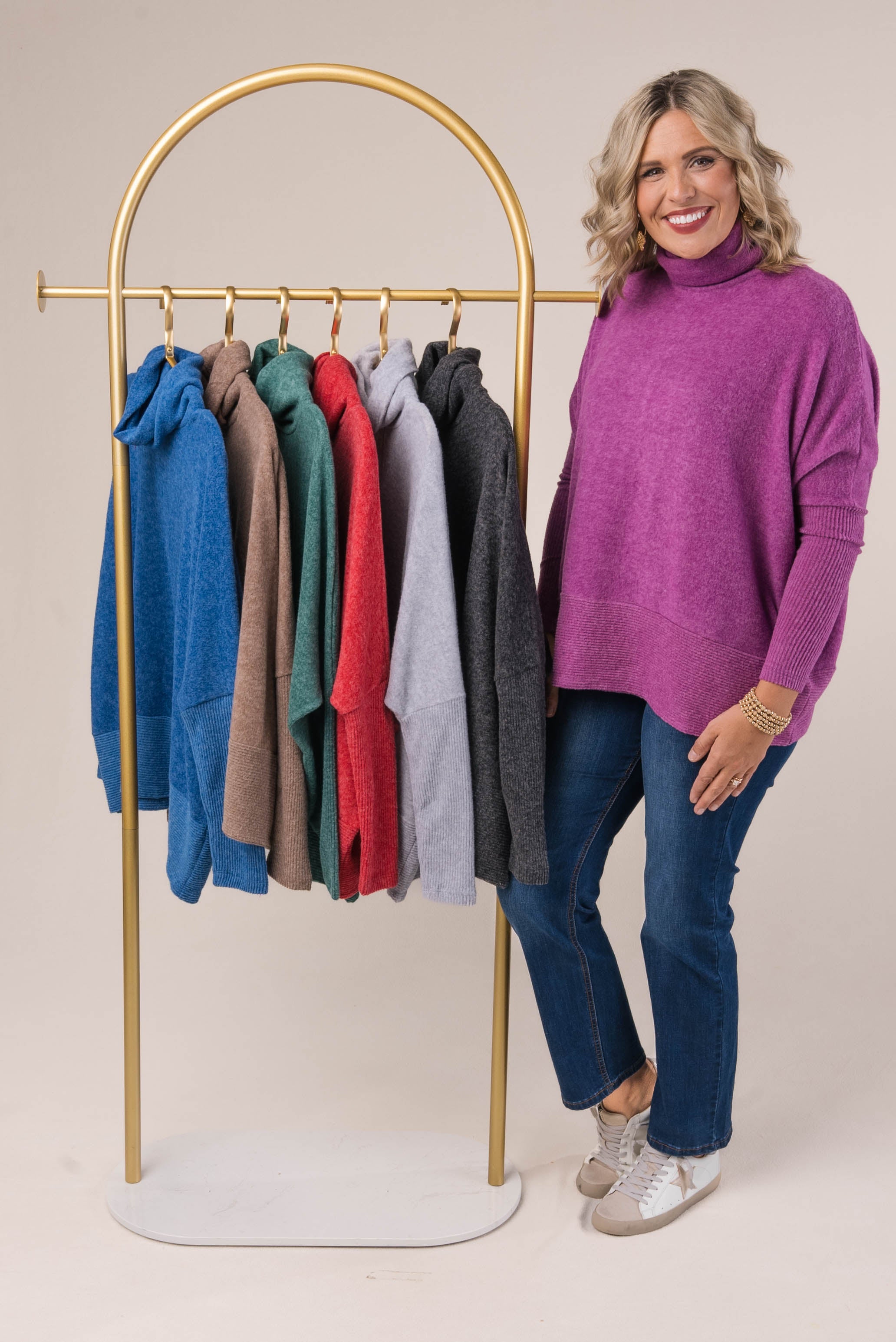 rayon spandex turtleneck