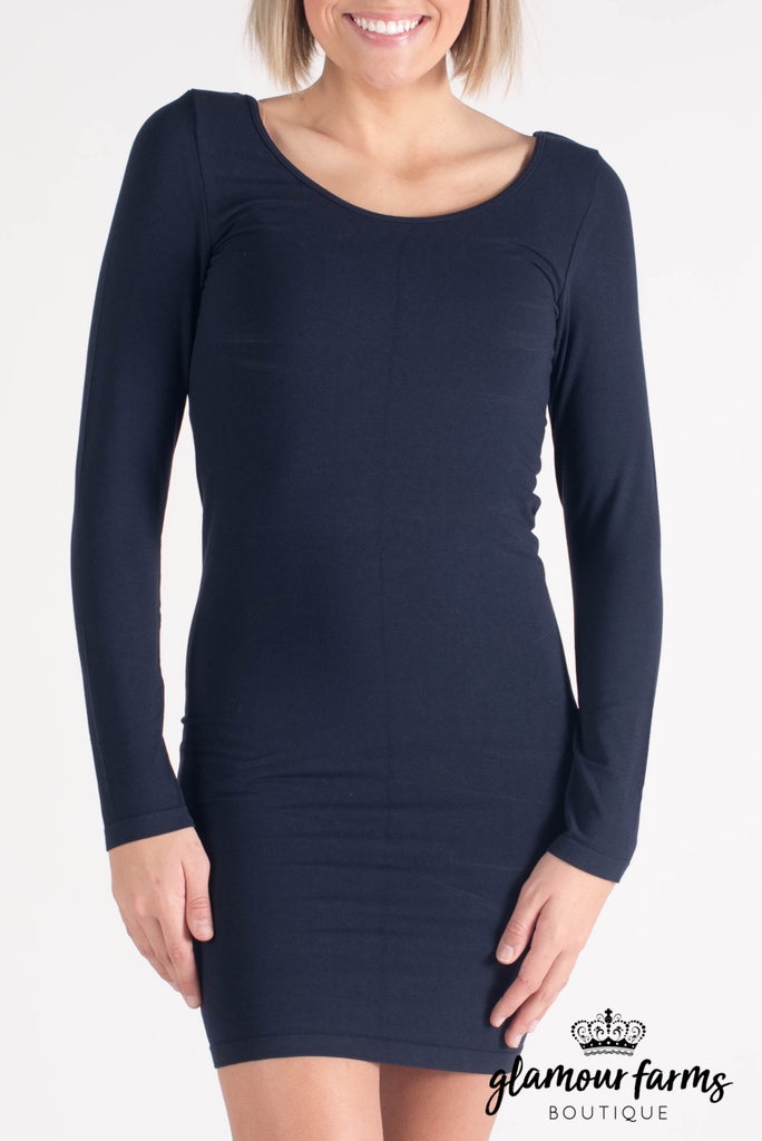 sku008m | Ahh-mazing Long Sleeve Dress Shaper