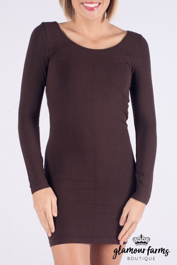 sku008c | Curvy Ahh-mazing Long Sleeve Dress Shaper