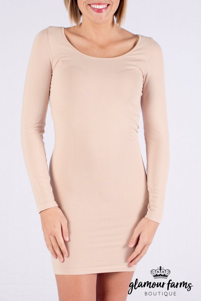 sku008m | Ahh-mazing Long Sleeve Dress Shaper