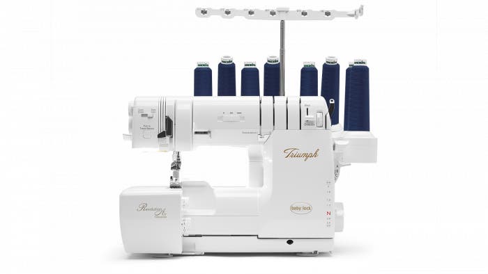 Baby Lock Triumph Air Threading Serger BLETS8 | Gloria Horn Sewing