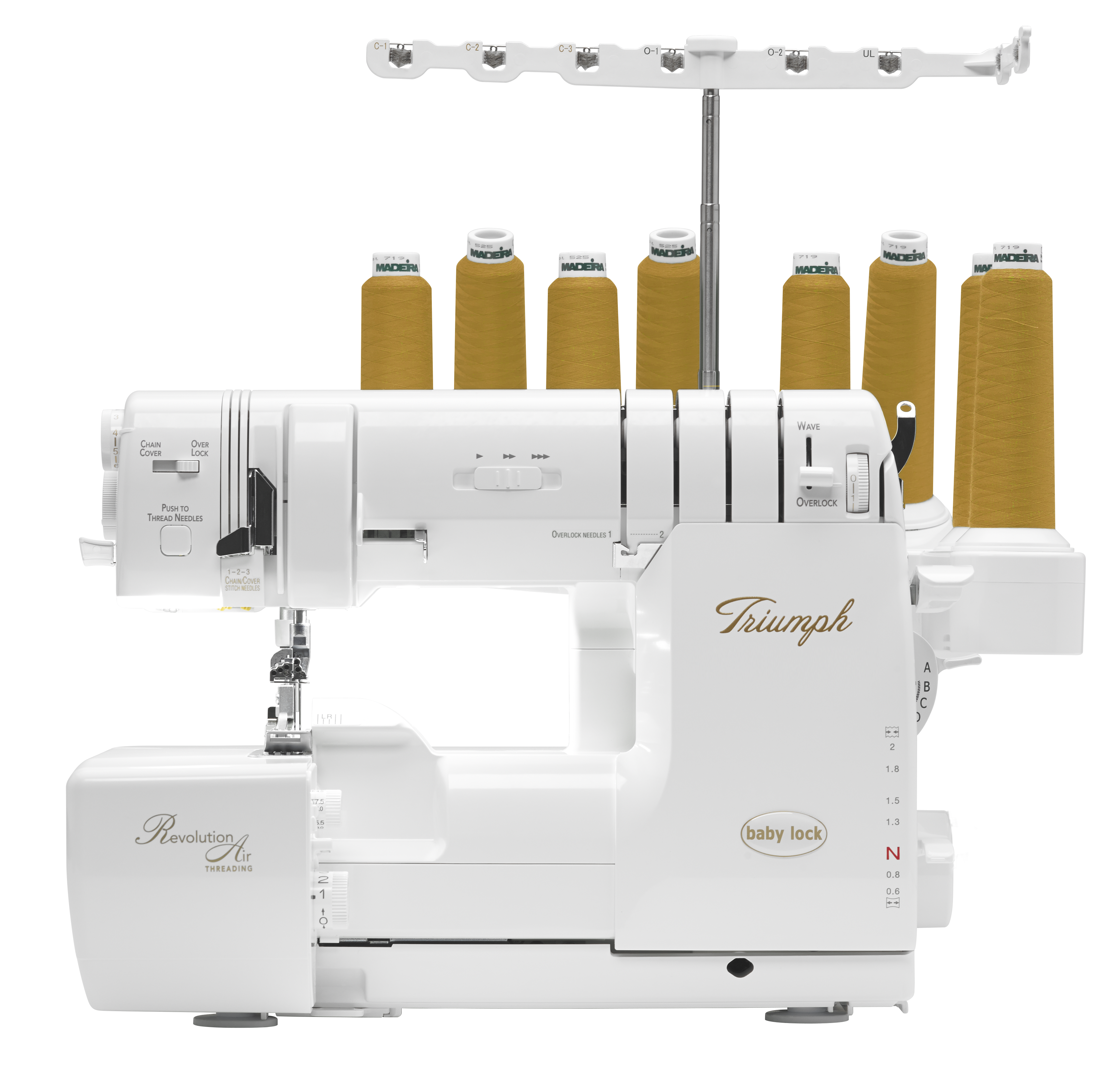 babythree400%ロリータ　オイル目 Baby Lock Triumph Air Threading Serger BLETS8 | Gloria Horn Sewing