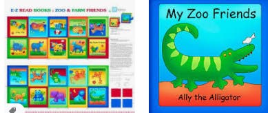 My Zoo Friends - FABRIC BOOK