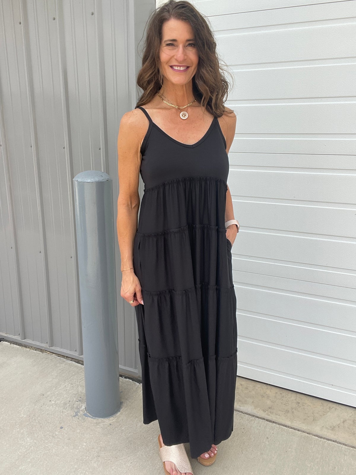 chinese dress ladies Bellini | Cami Strap Bow Maxi Dress