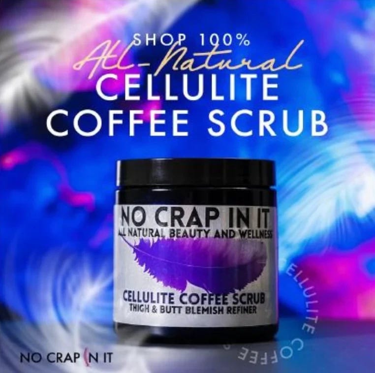 No Crap In It Cellulite Coffee Scrub *Final Sale*