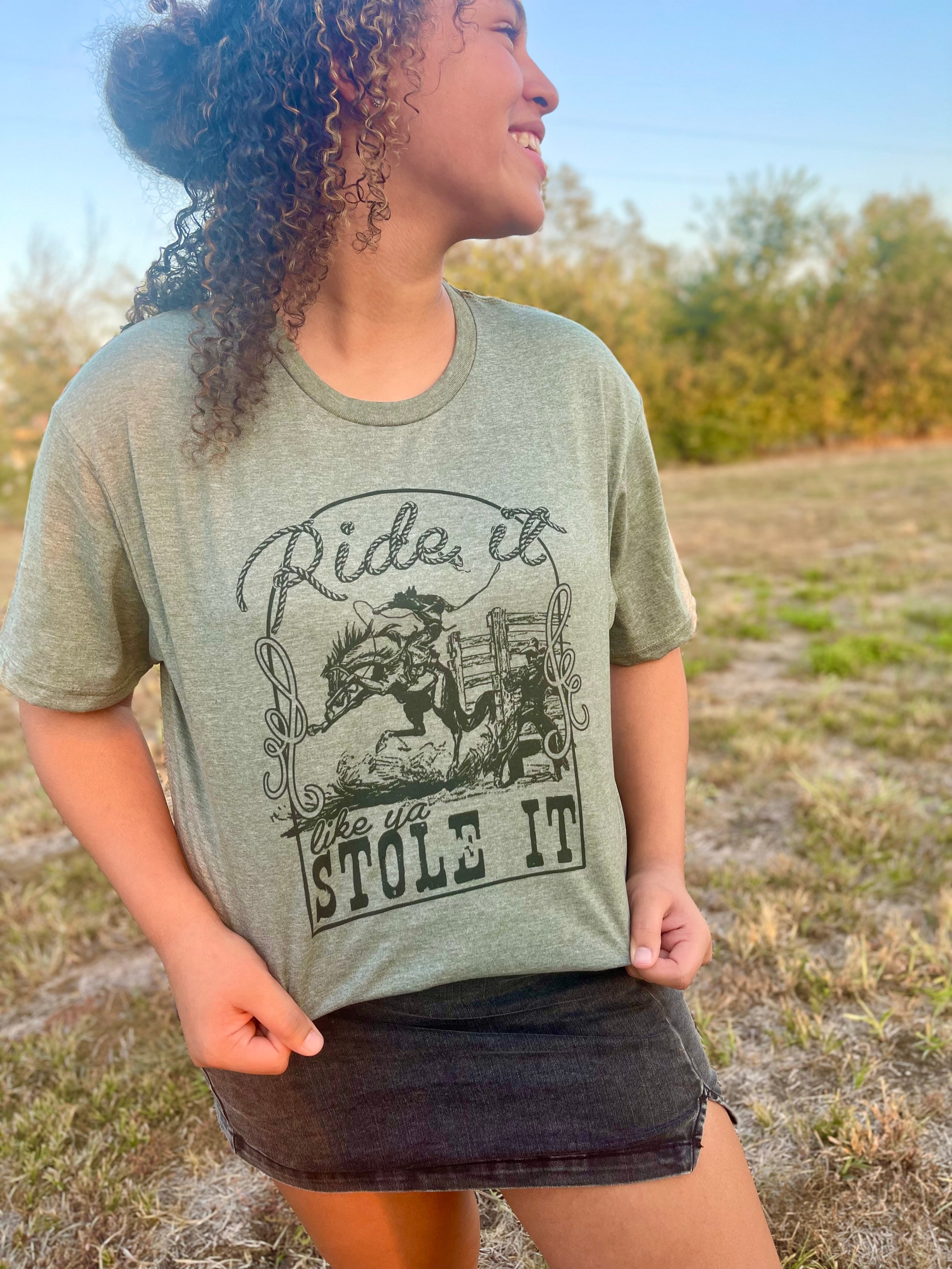 Ride it like you stole it (Softstyle Tee)