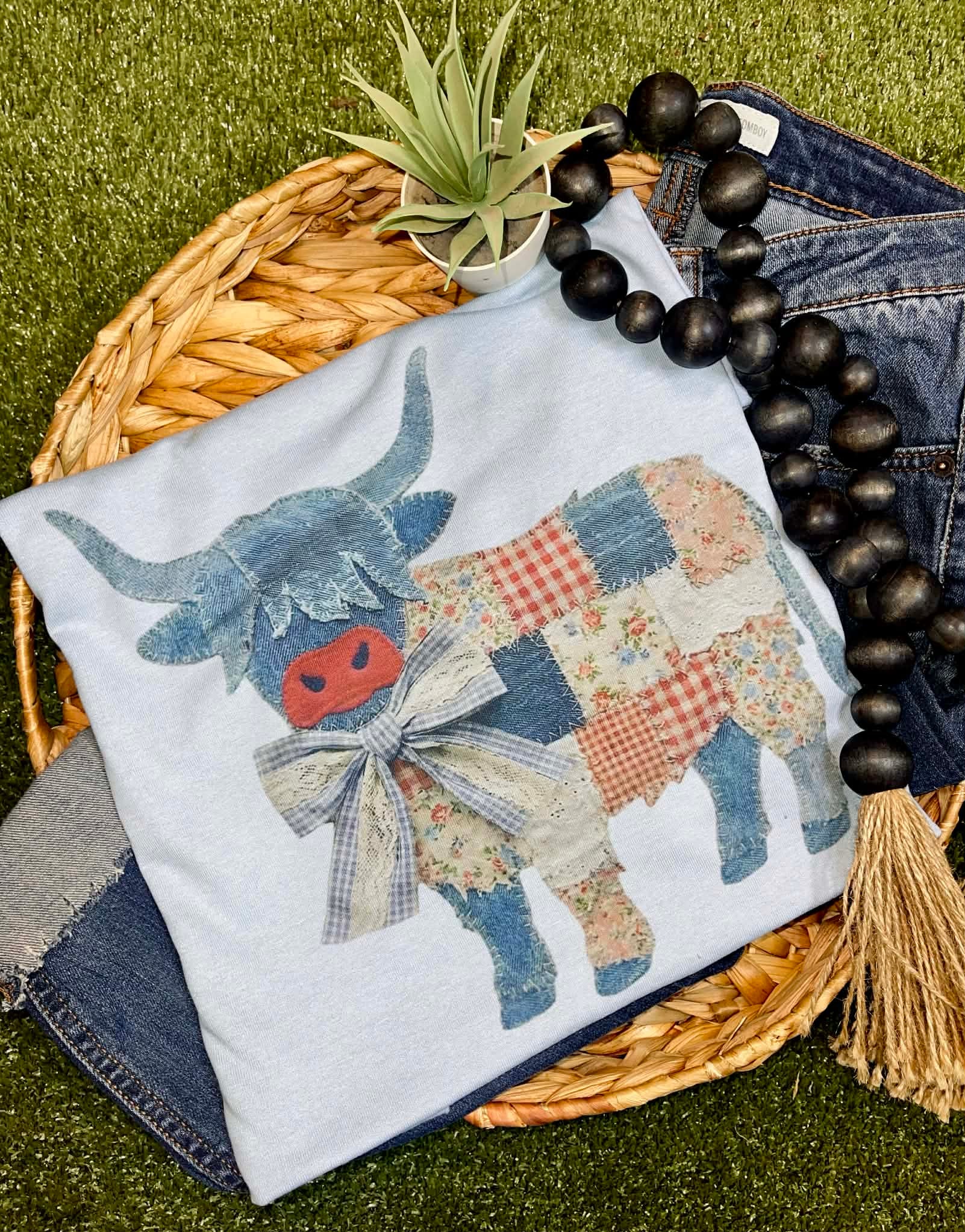 Patchwork Cow (Tee)