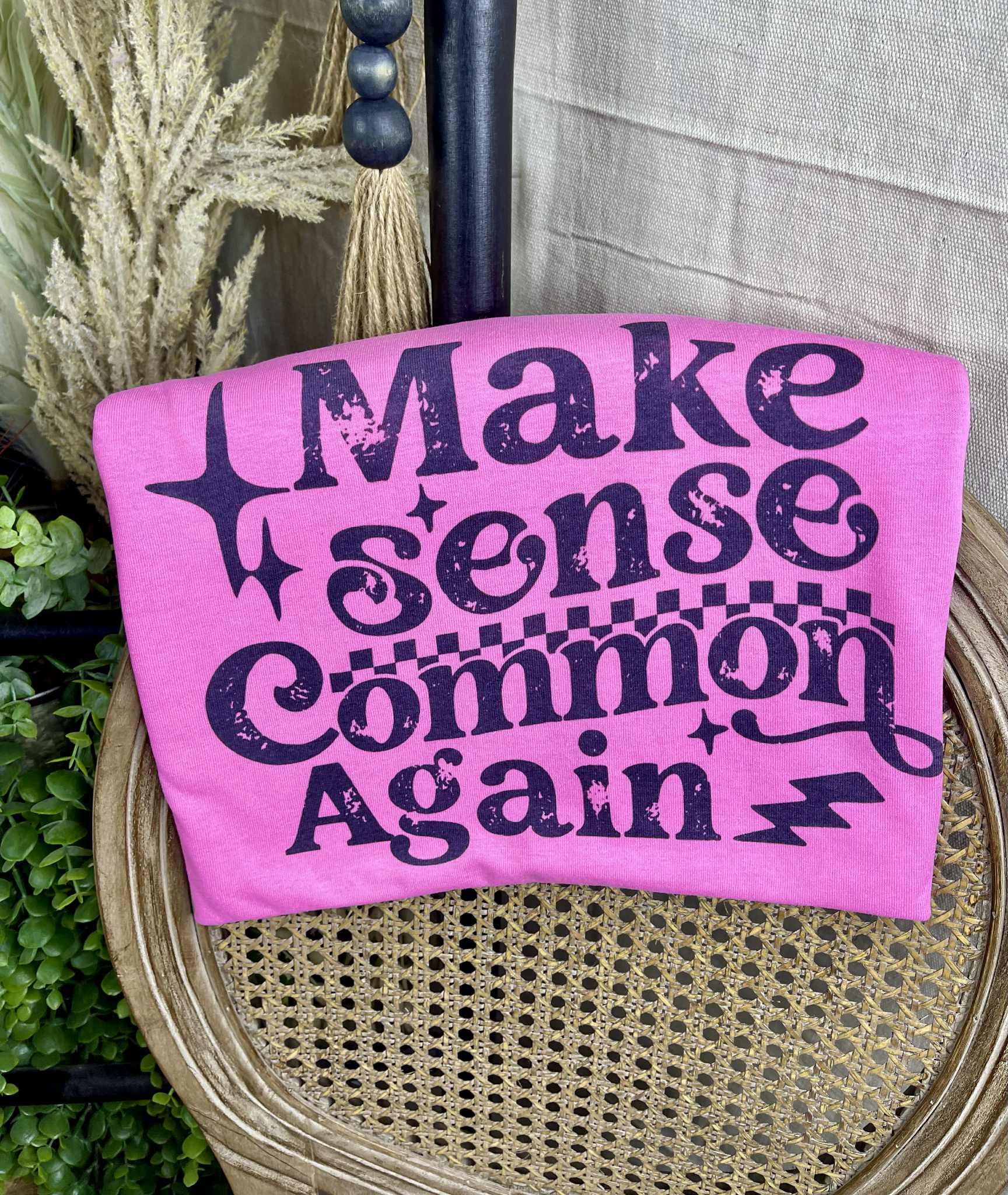 Make sense common again (Softystyle Tee)