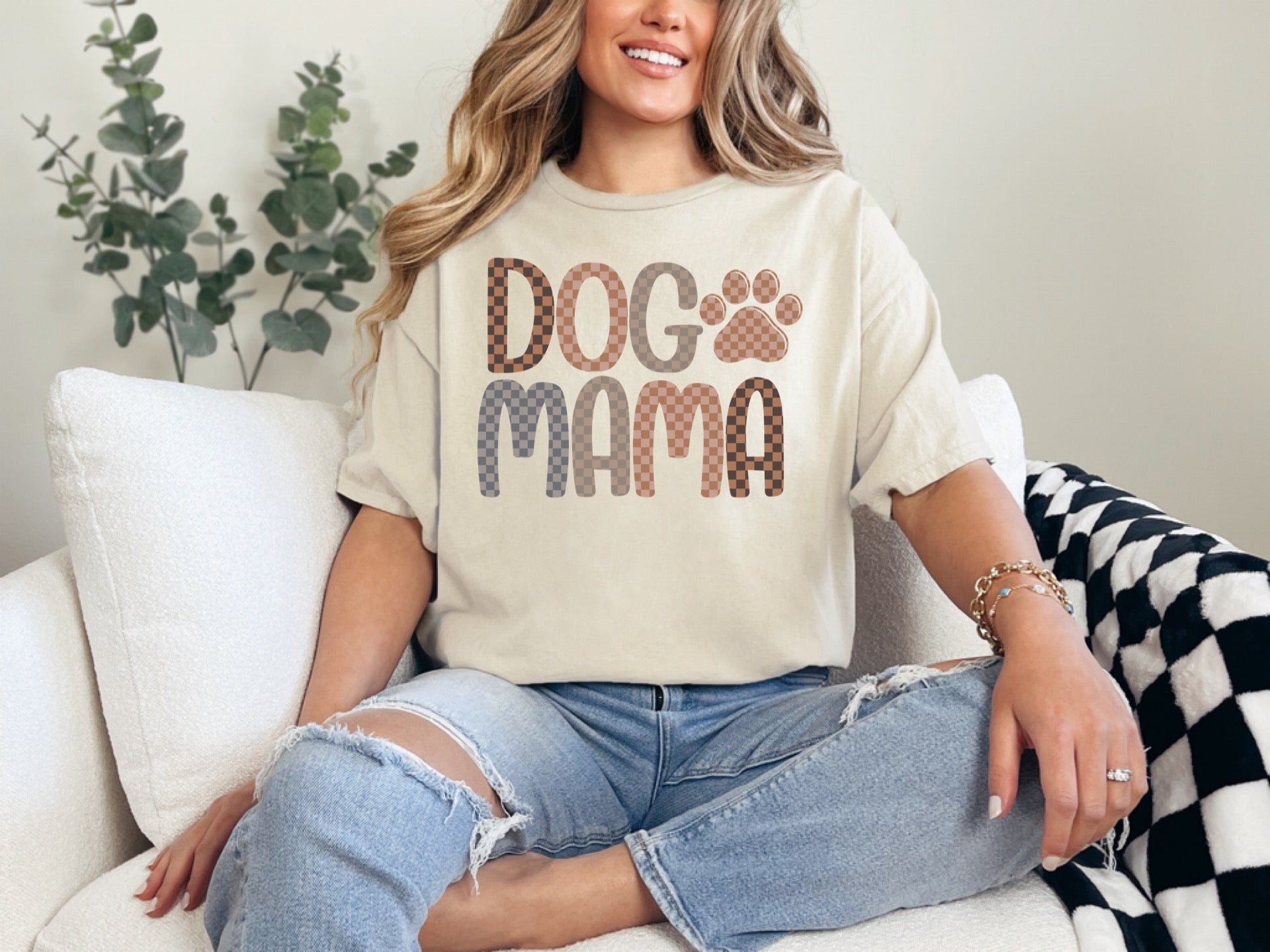 Dog Mama Paw Print (Tee)
