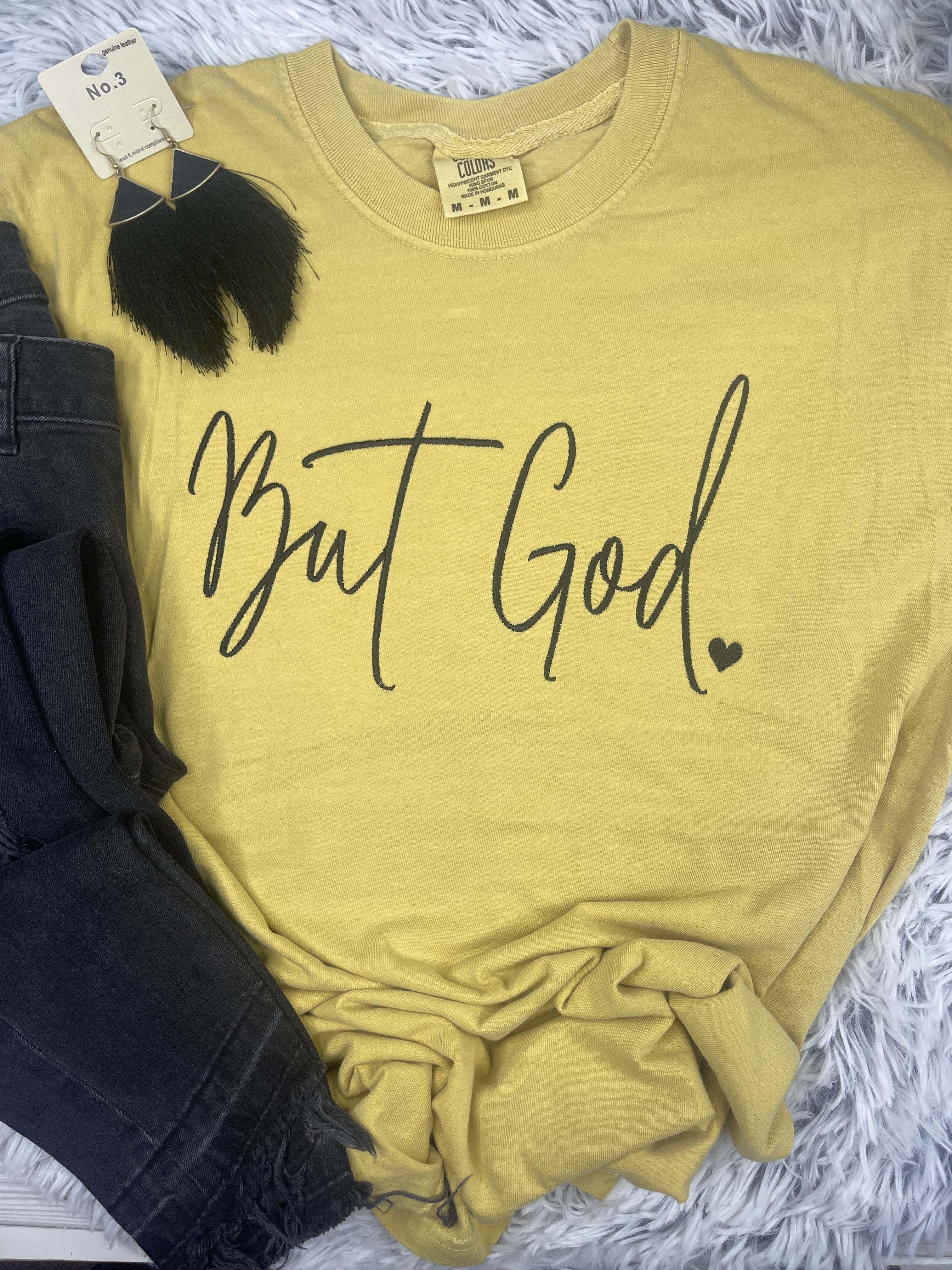 But God (Embroidered Tee)