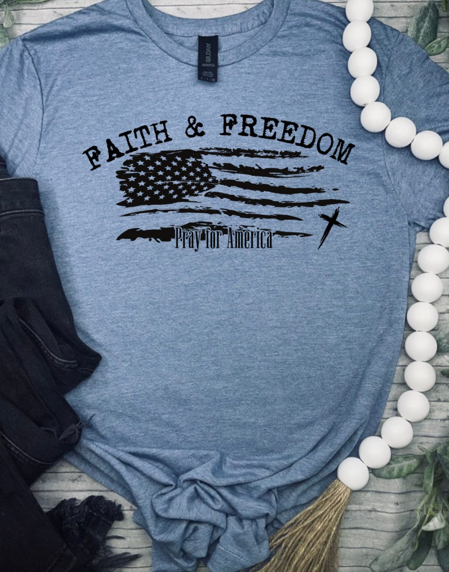 Faith & Freedom (Softystyle Tee)