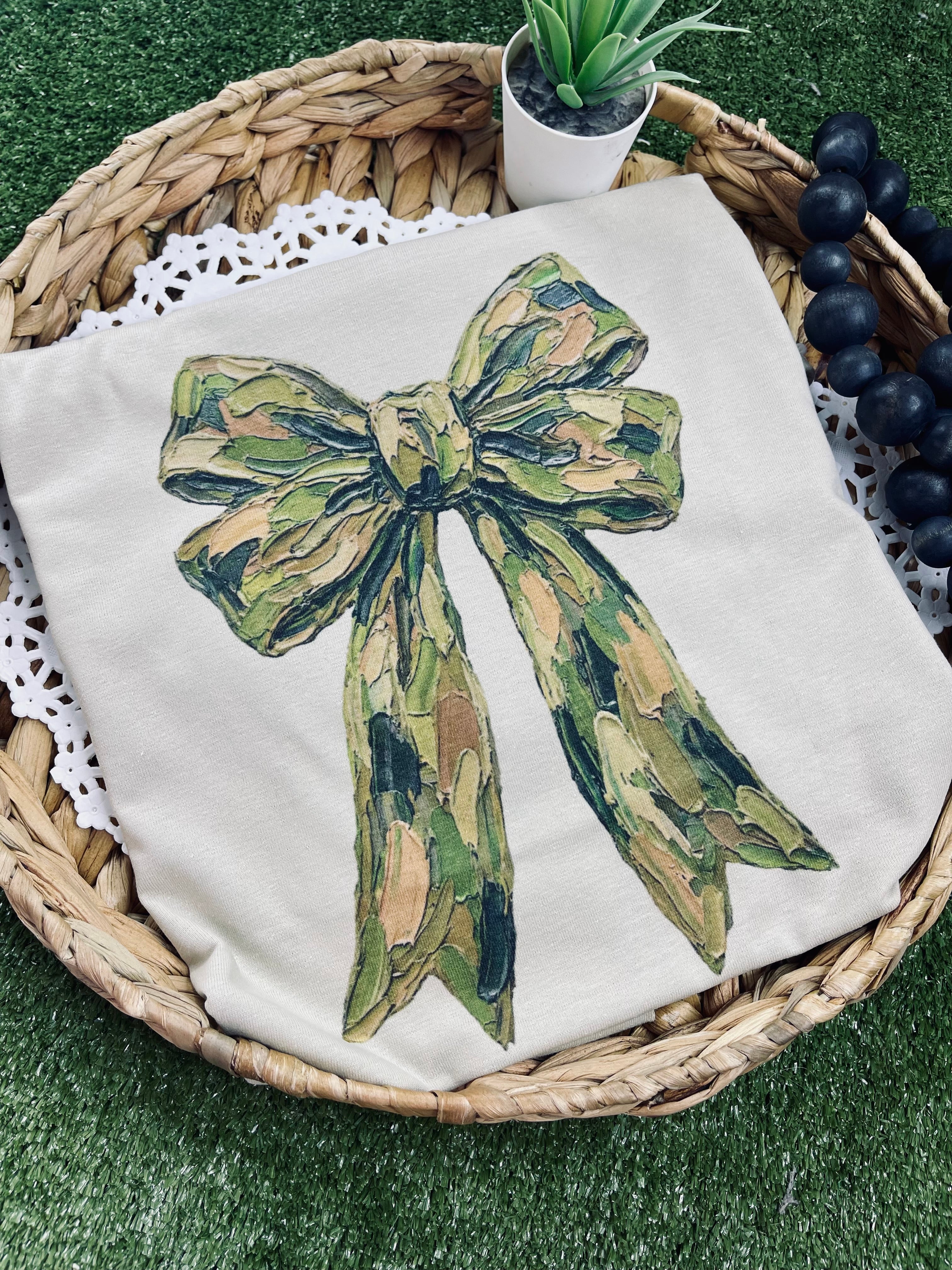 Painted Style Camo Bow (Tee)