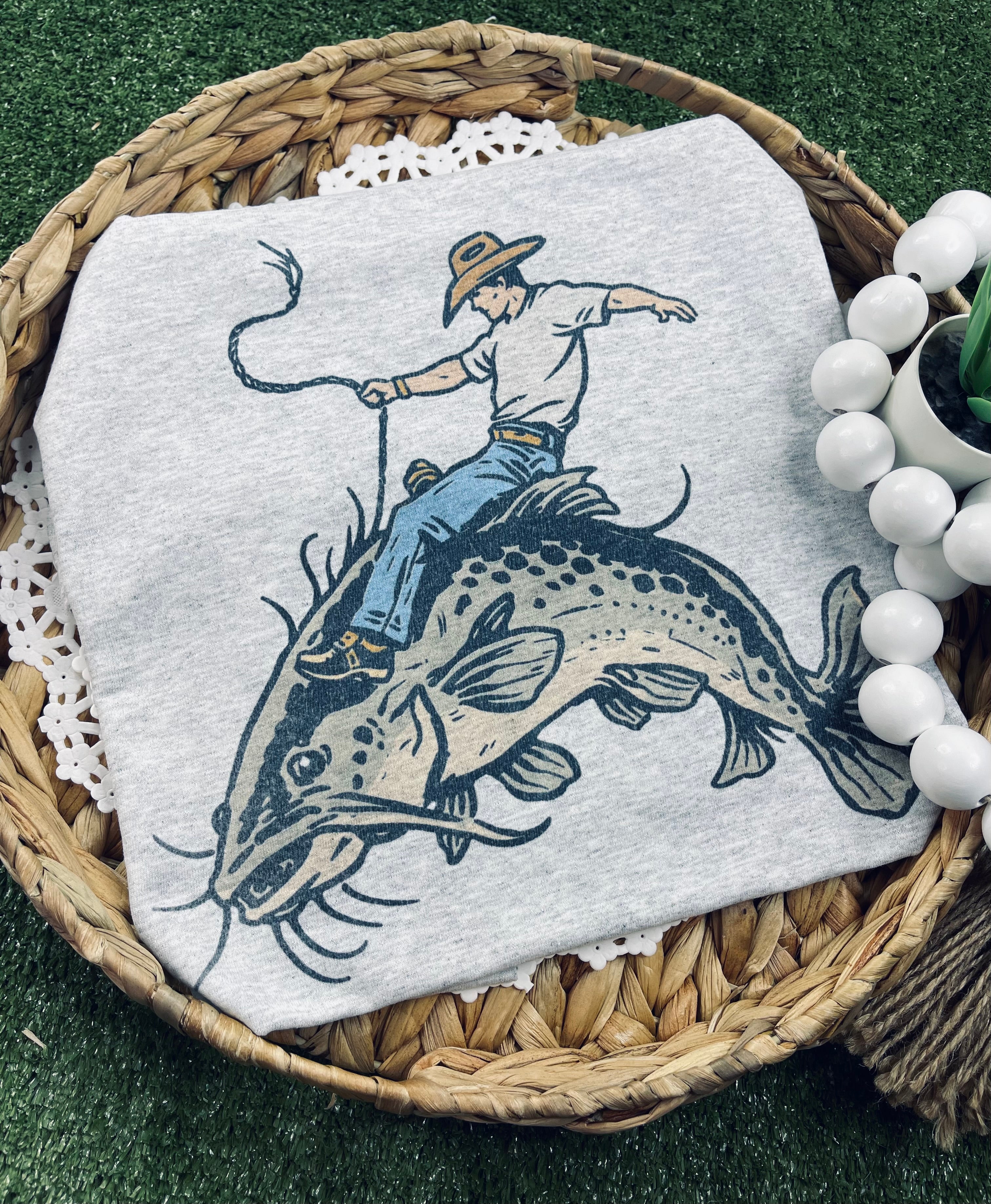 Catfish Cowboy Rider (Tee)