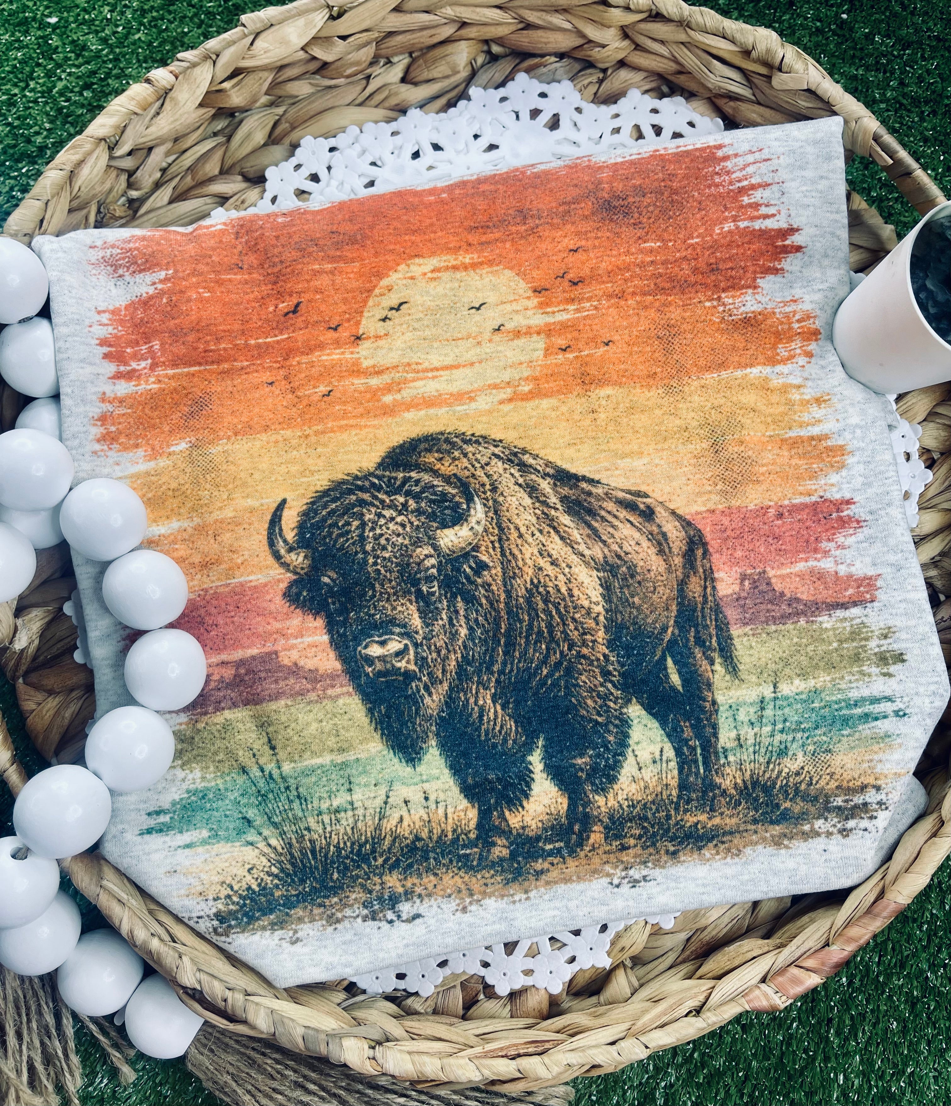 Bison Sunset (Tee)