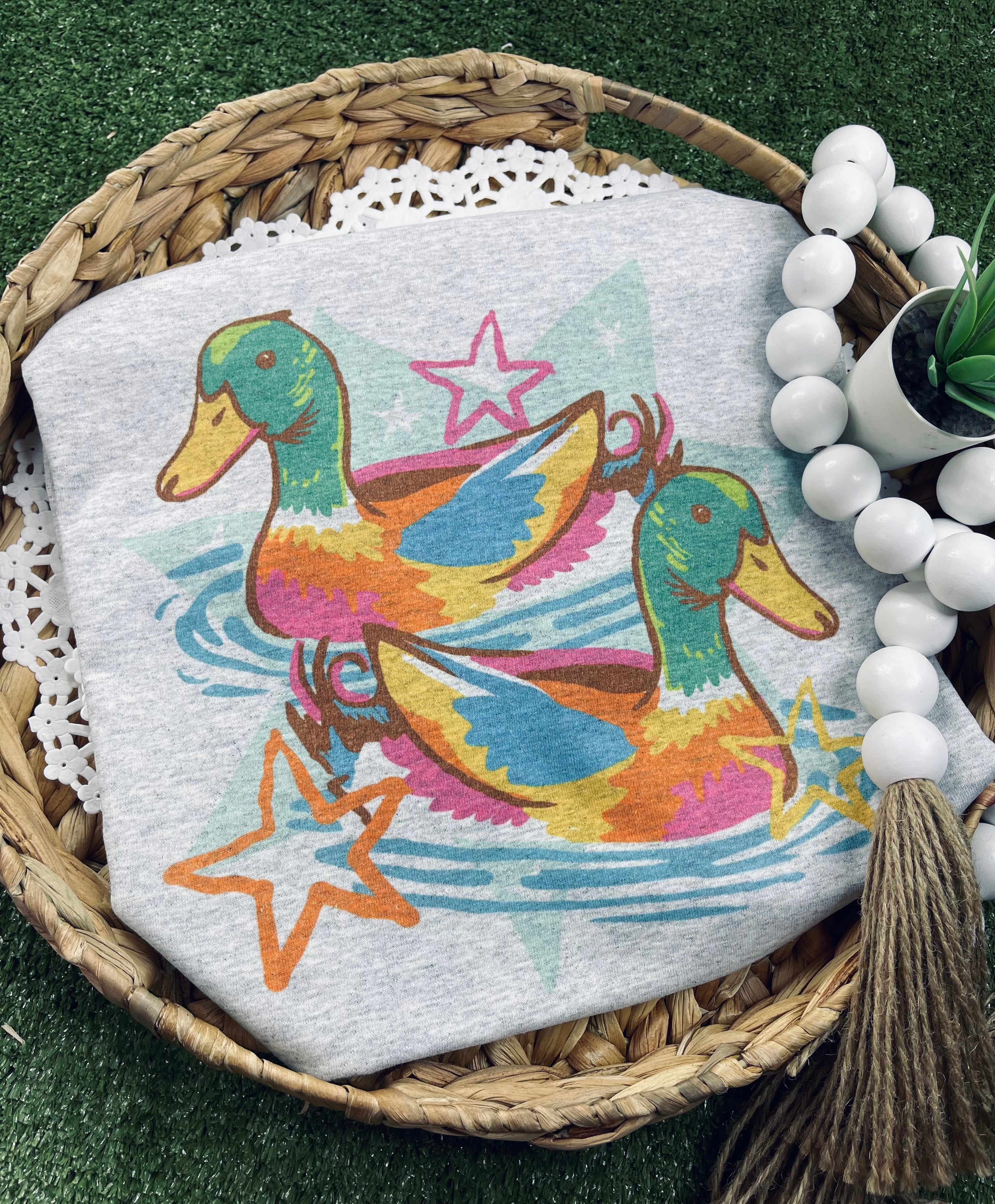 Tie Dye Mallard Ducks (Tee)