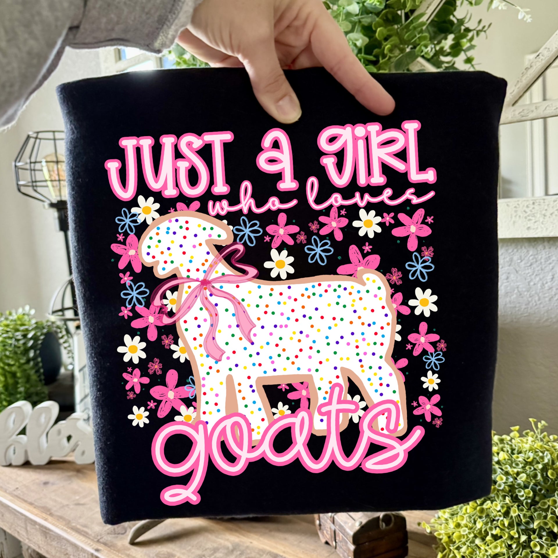 Just a girl who loves goats