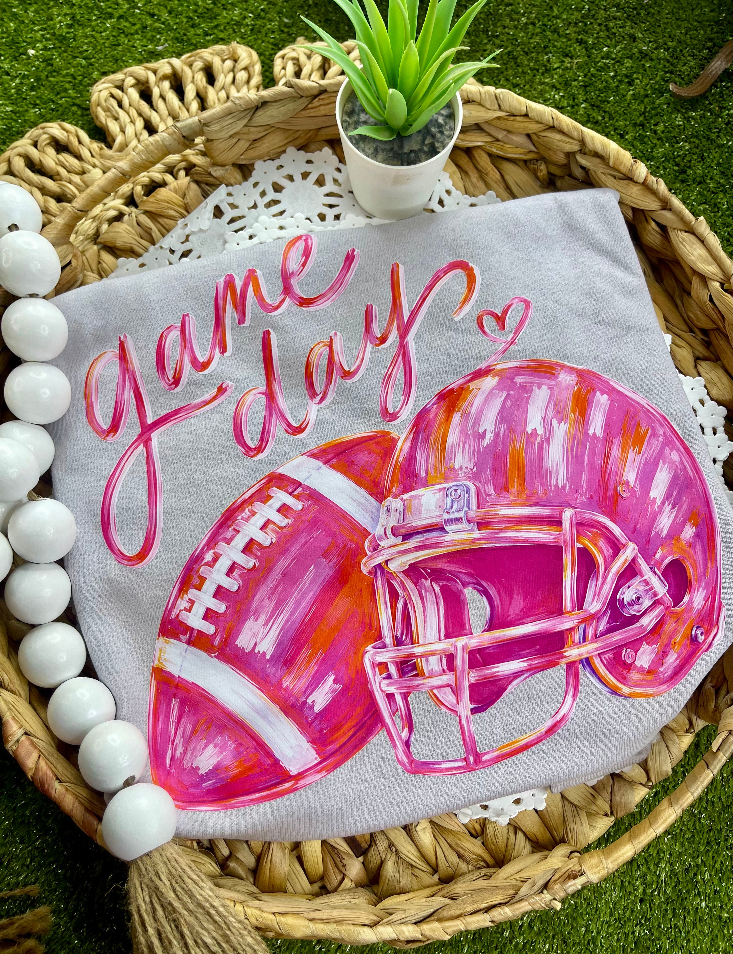 Game Day Pink Football
