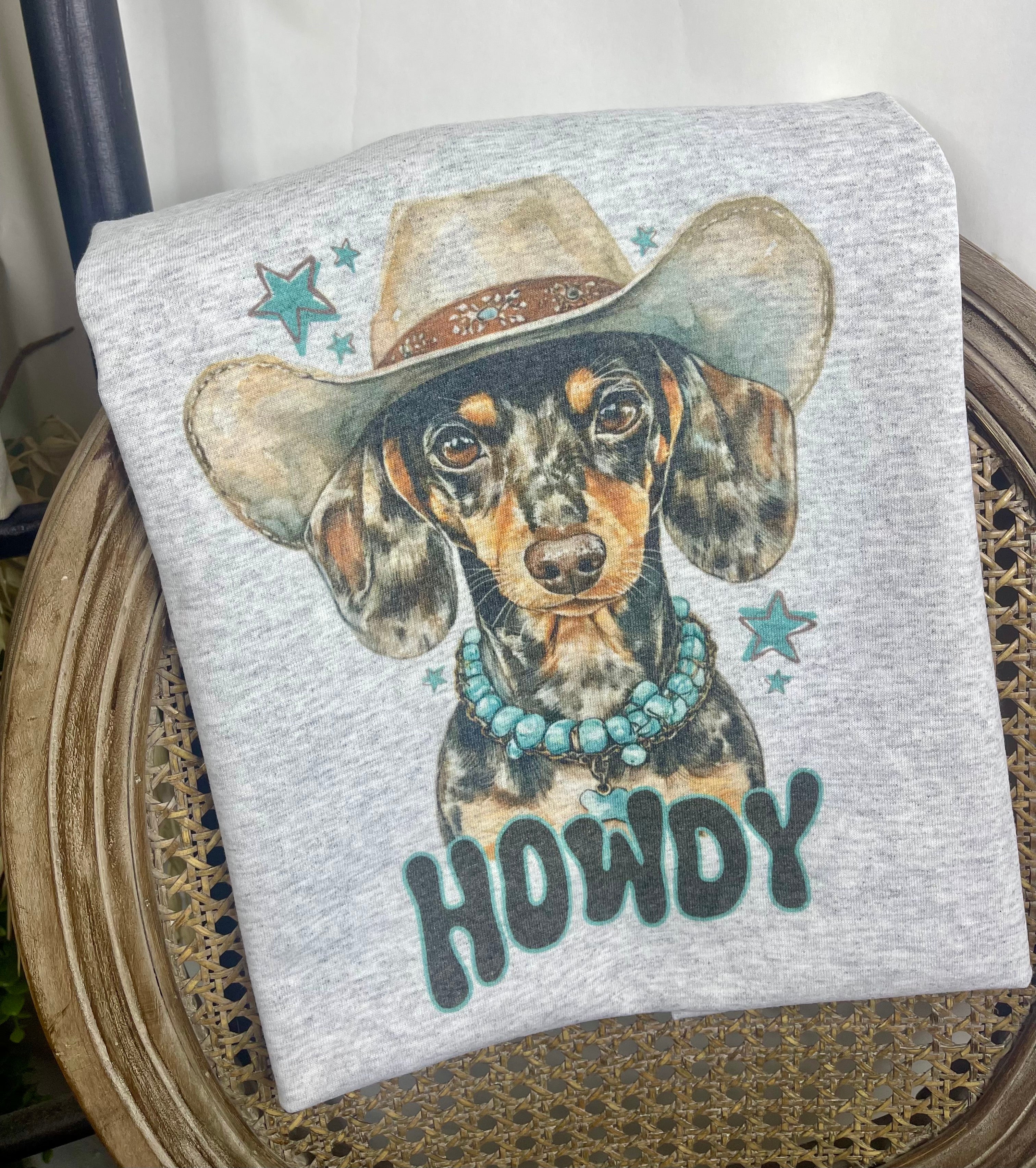 Howdy Dachshund (Tee)