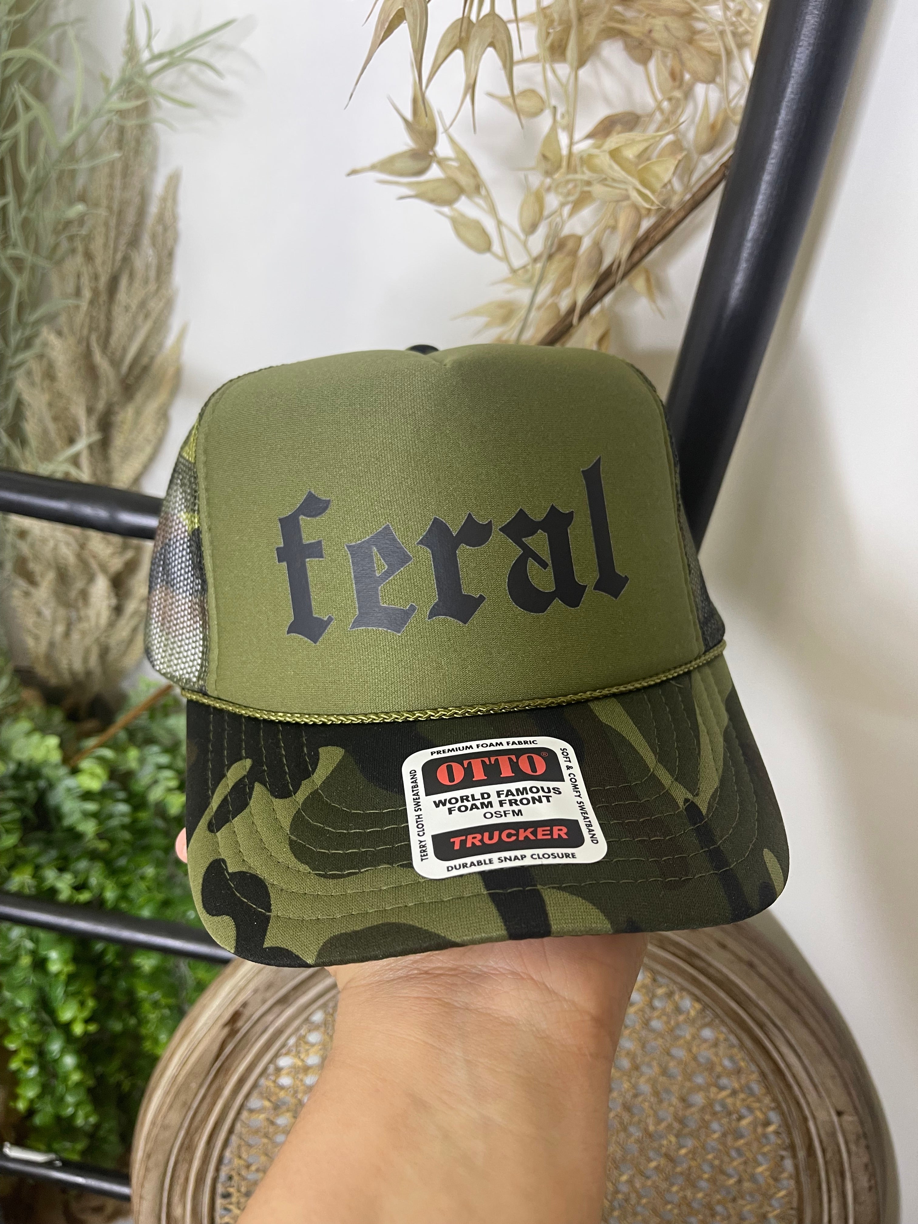 Feral Camo Trucker Hat