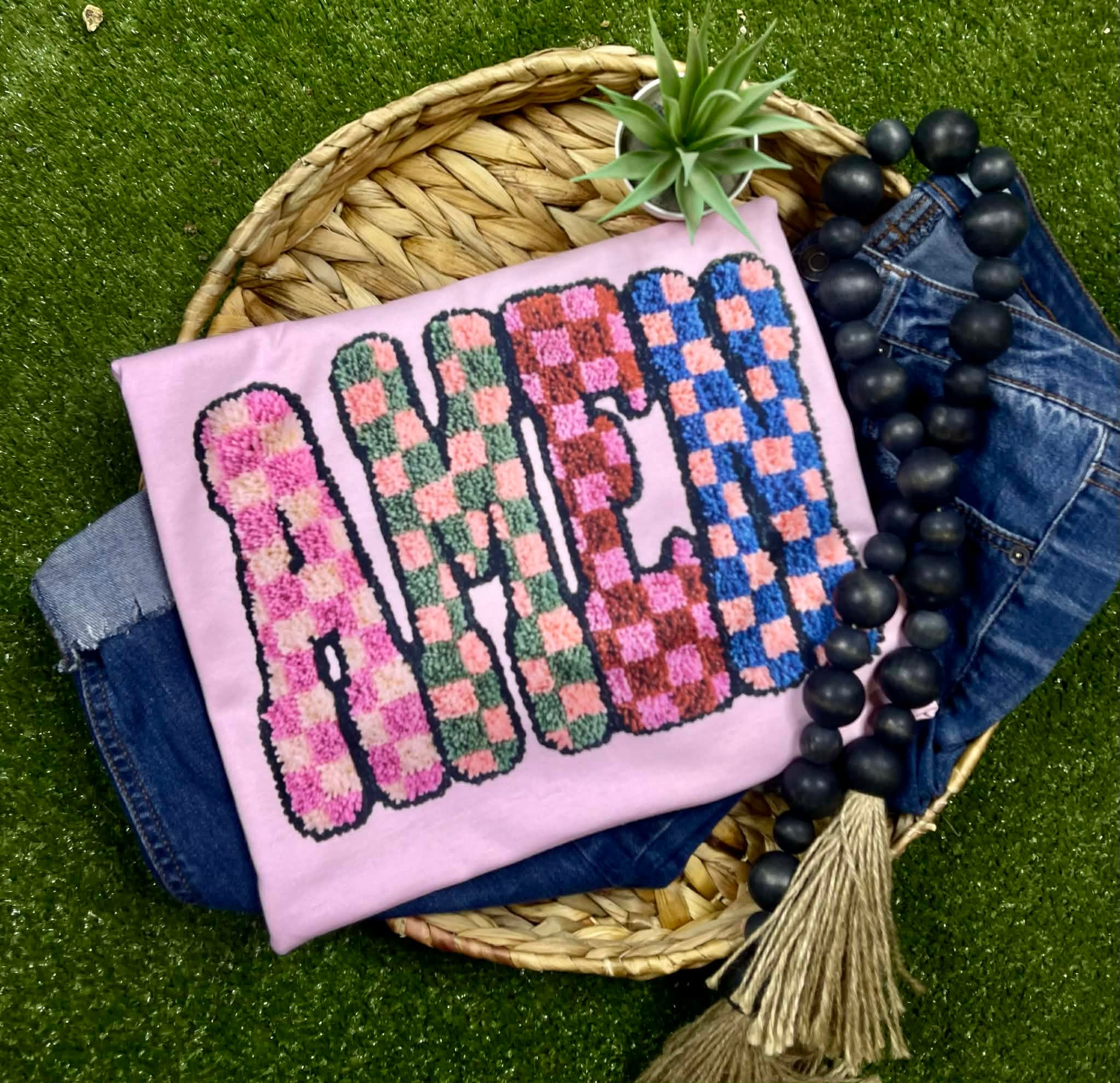Checkered AMEN (Tee)