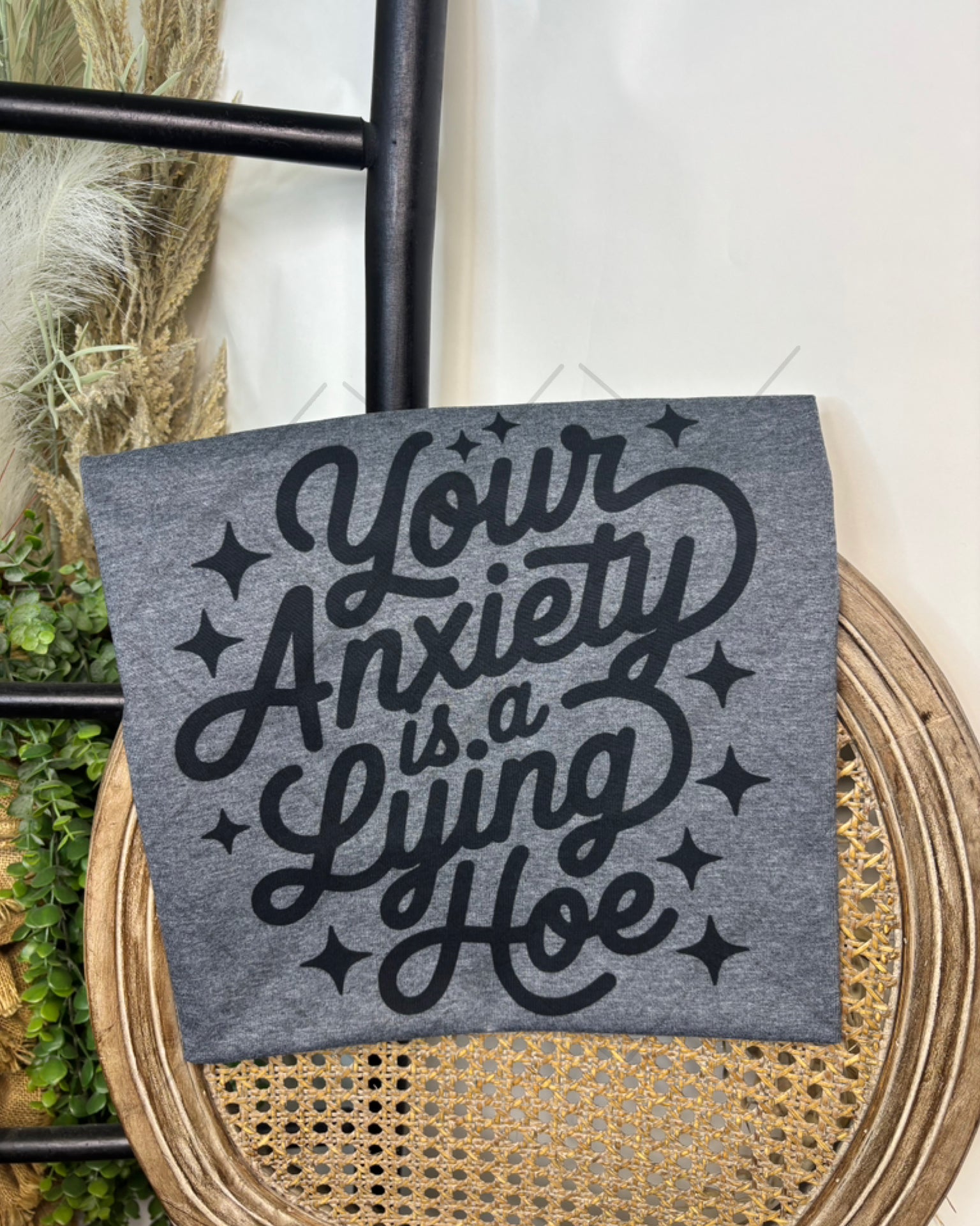 Your Anxiety is a Lying Hoe (Softstyle Tee)