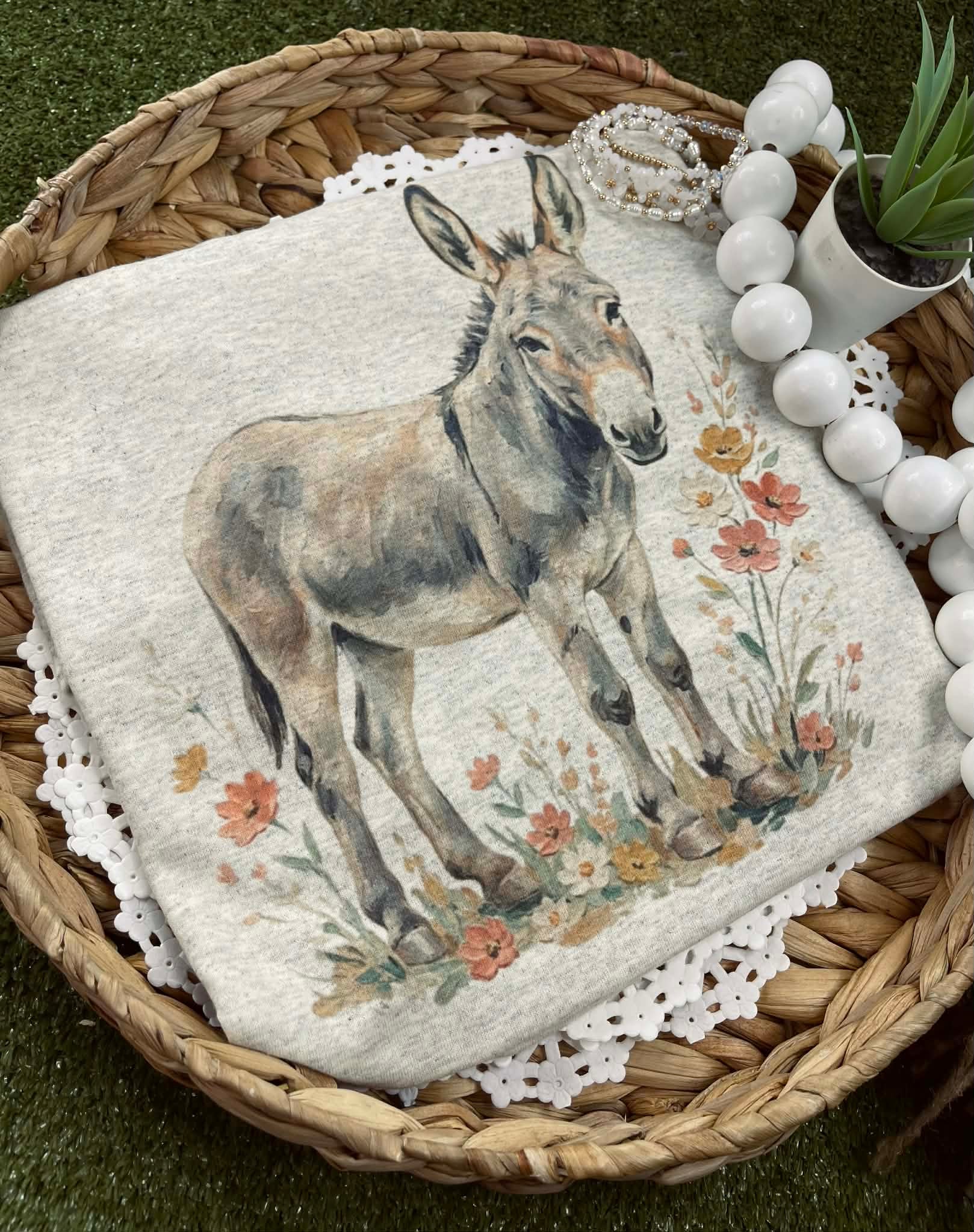 Wildflower Donkey (Sublimation)