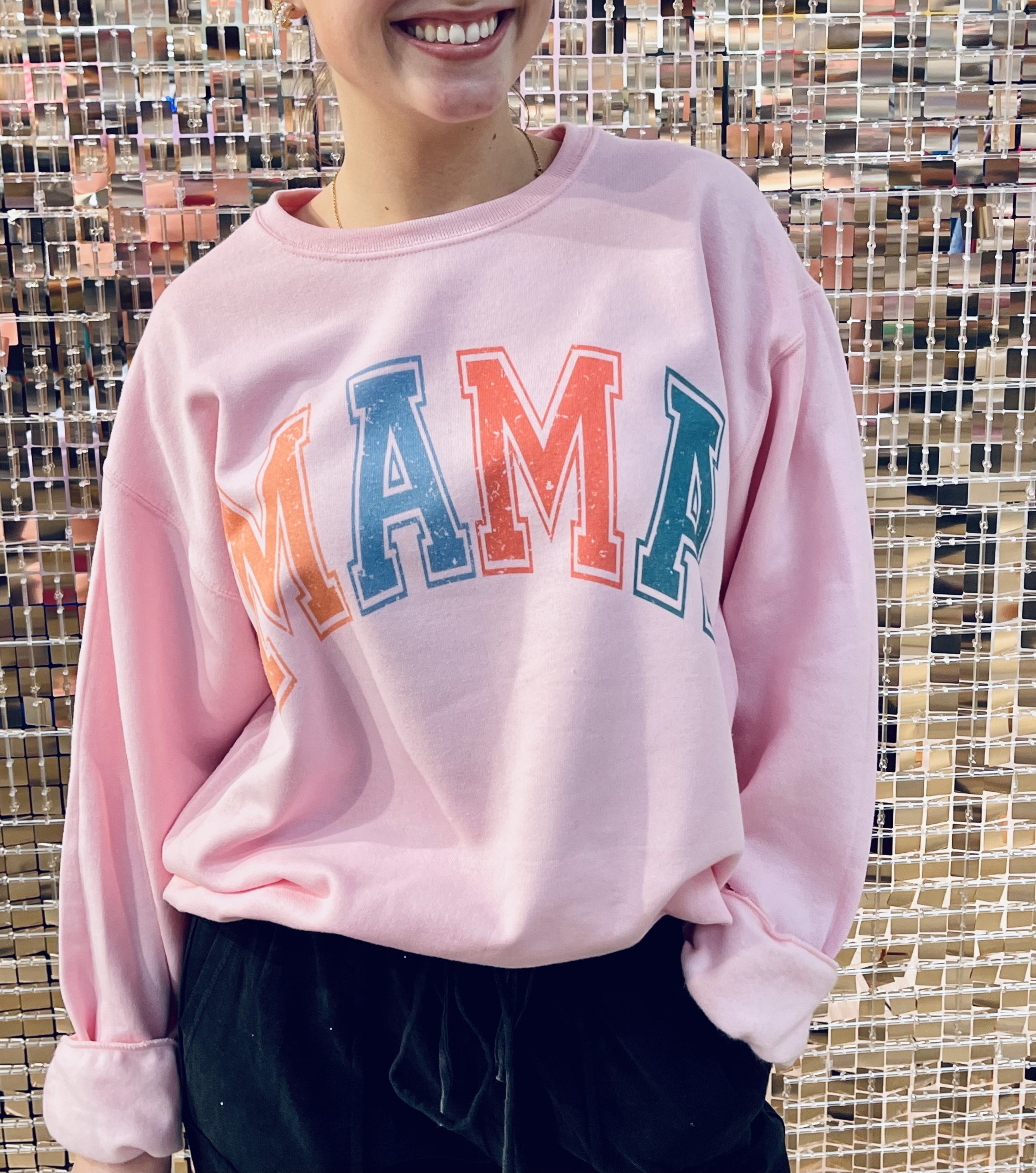 Mama Color-block (Sweatshirt)