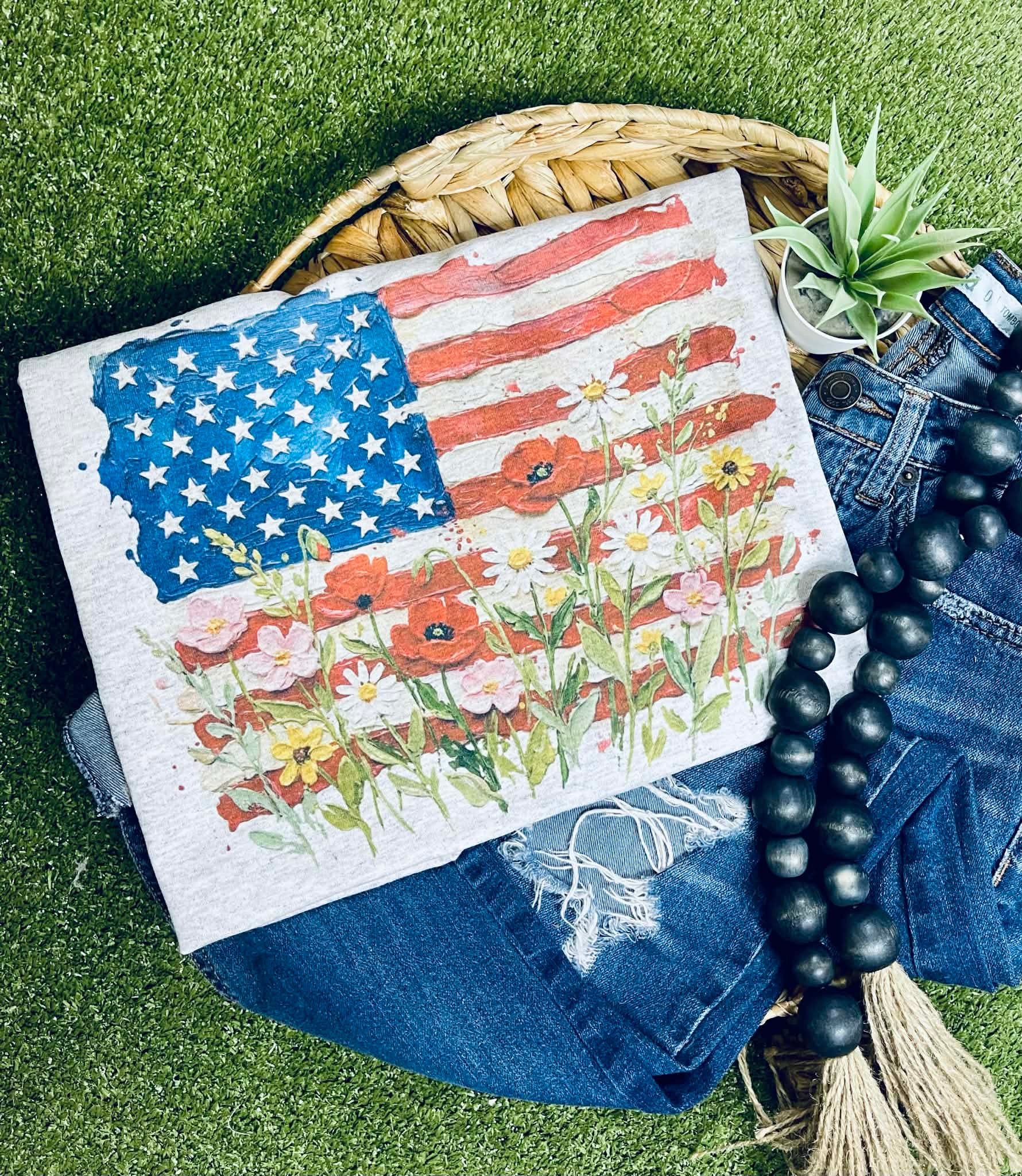 Flags and Flowers (Tee)