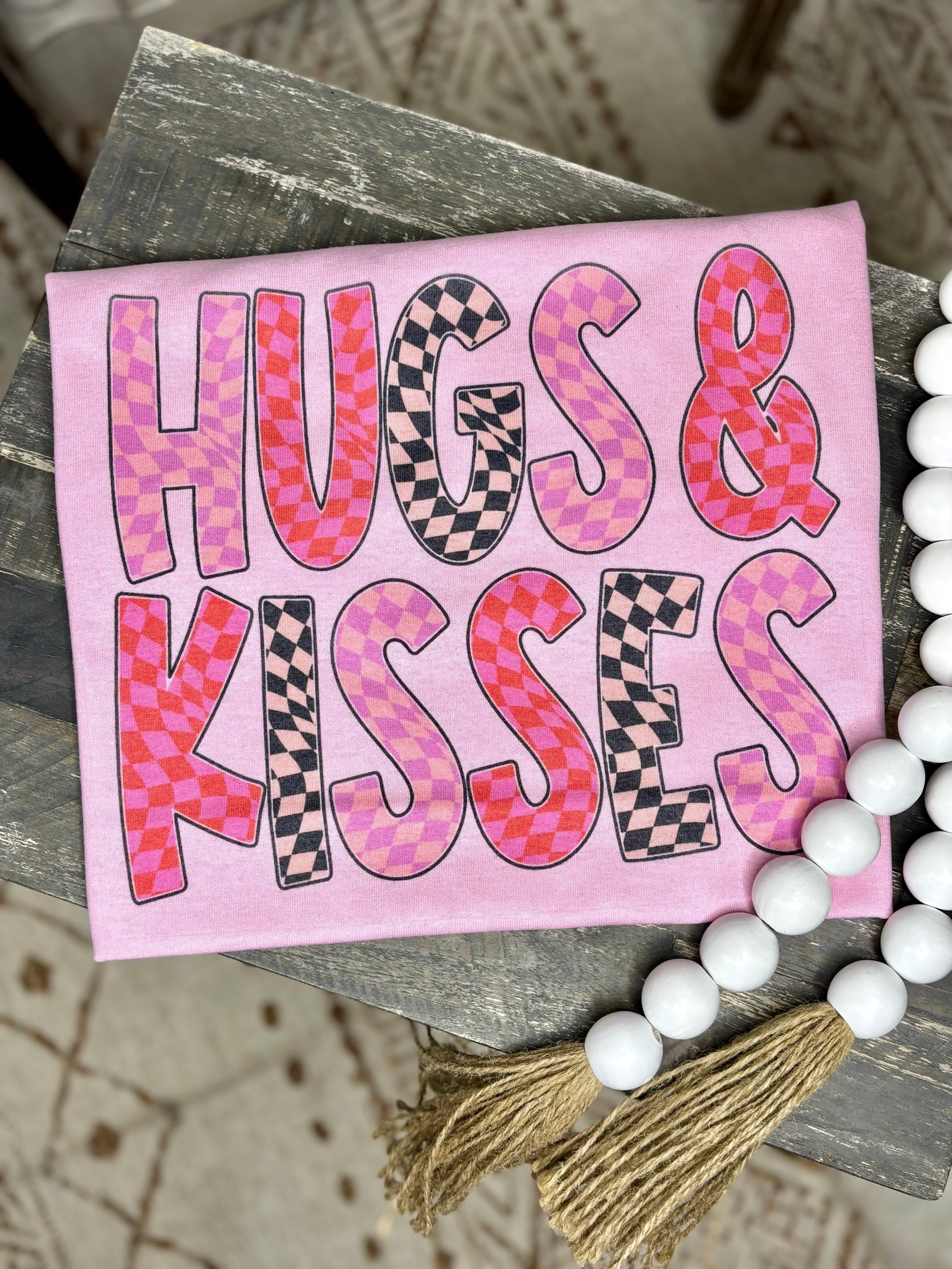Hugs & Kisses Checkered (Tee)