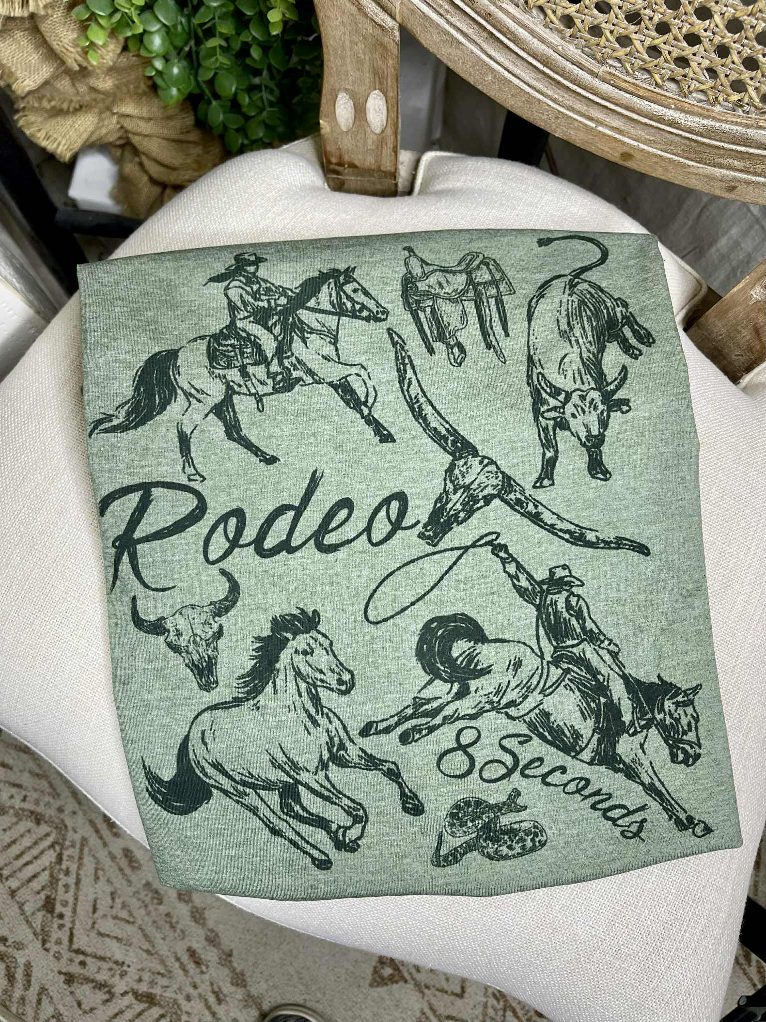 Rodeo 8 Seconds (Softstyle Tee)
