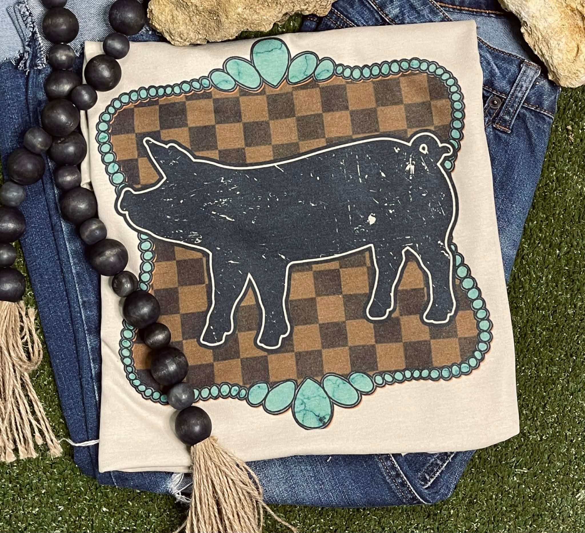 Stock Show Pig (Tee)