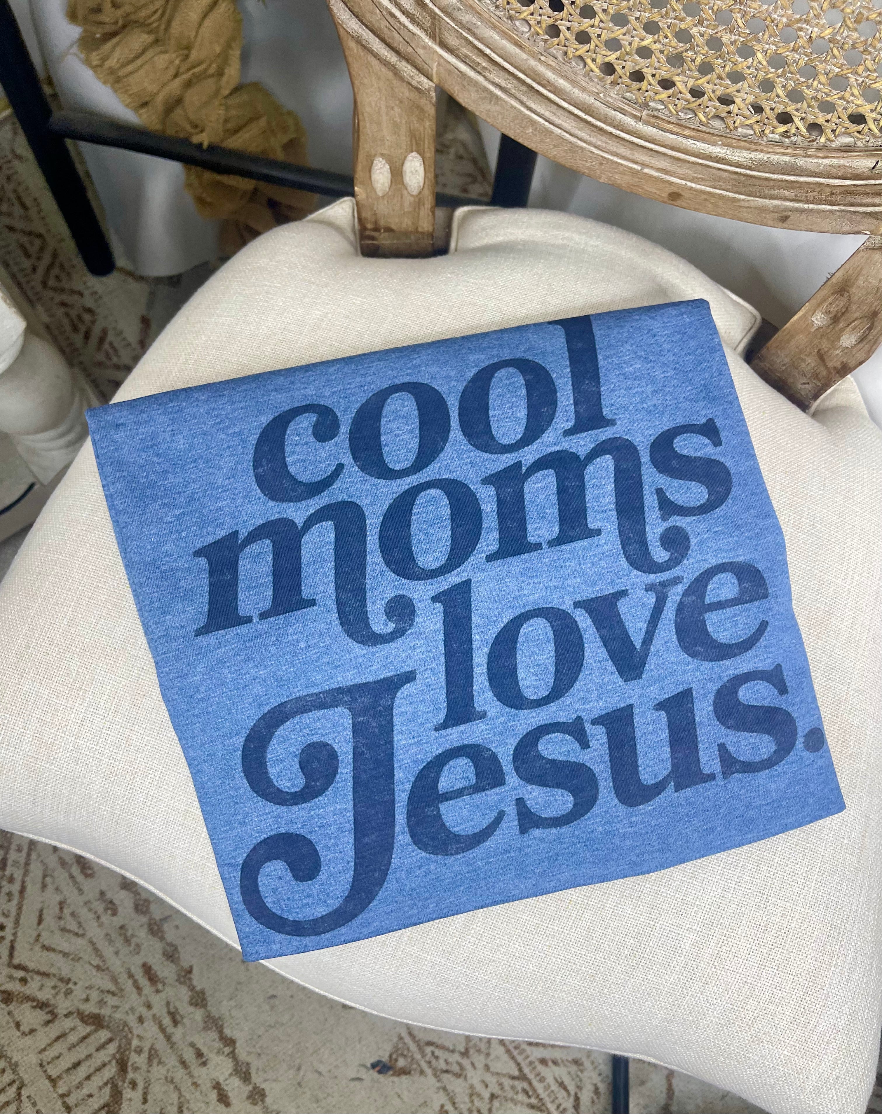 Cool Moms Love Jesus (Softstyle Tee)