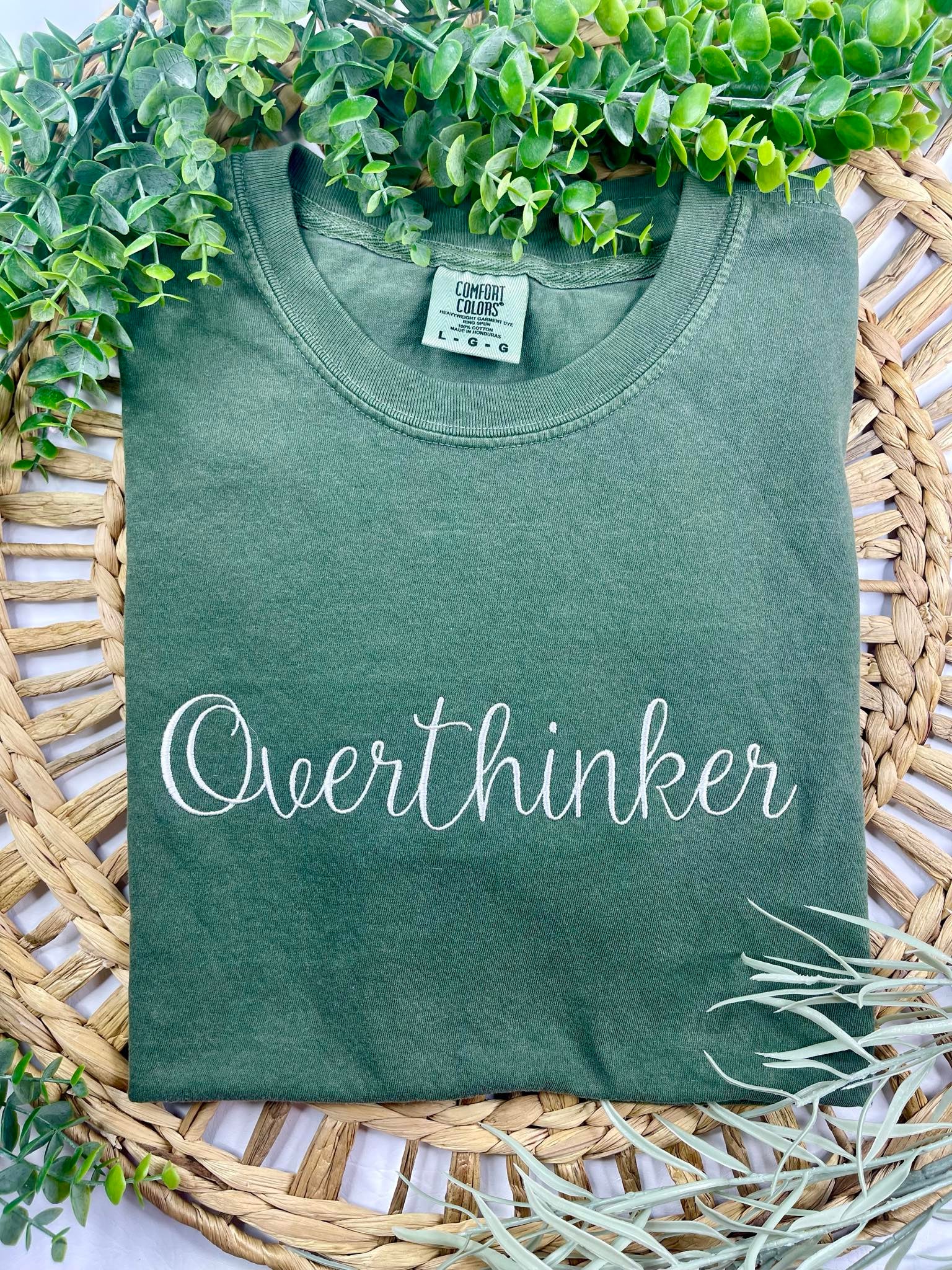 Overthinker (Embroidery T-Shirt)