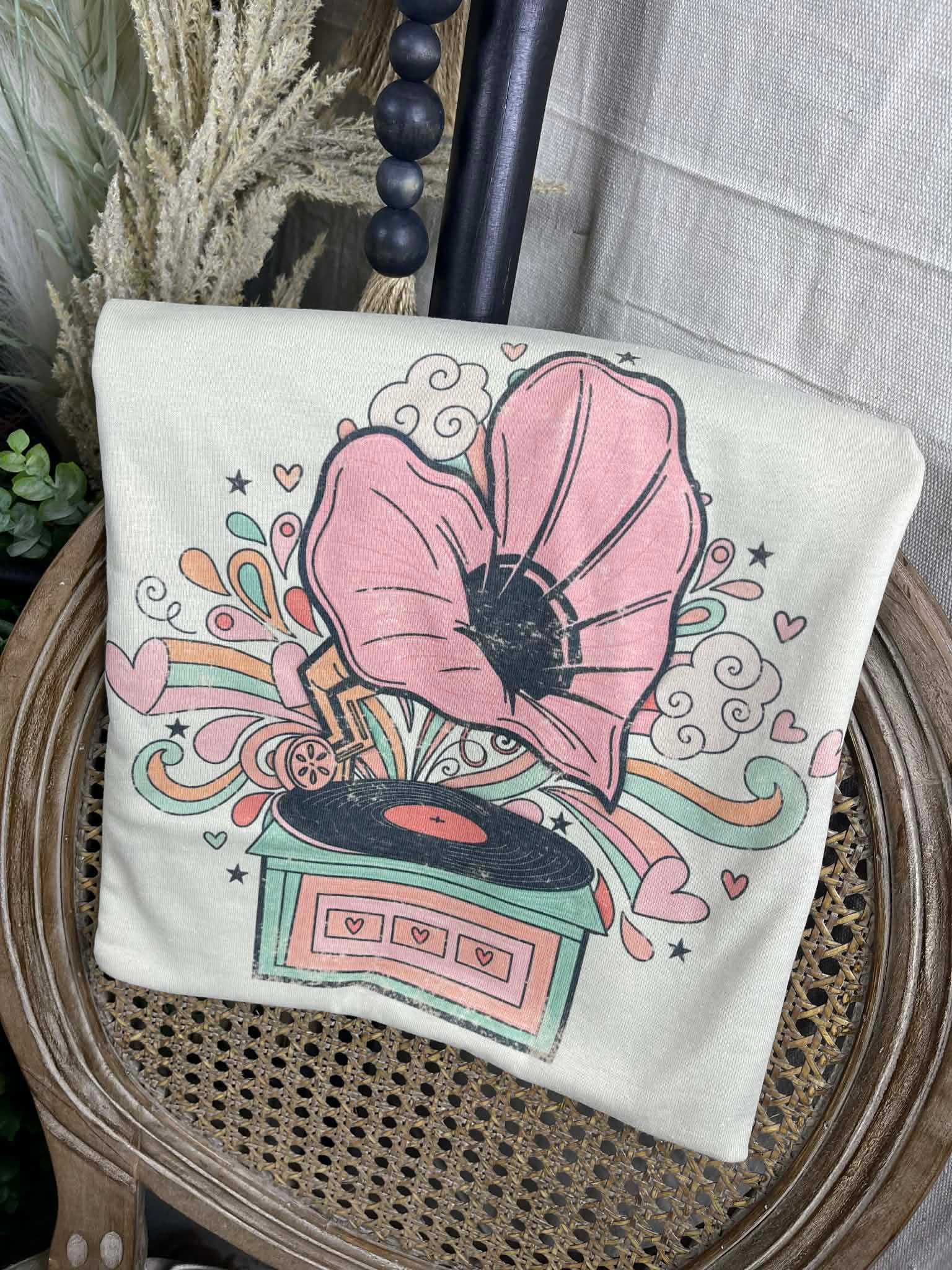 Heart Shaped Record Player (Tee)