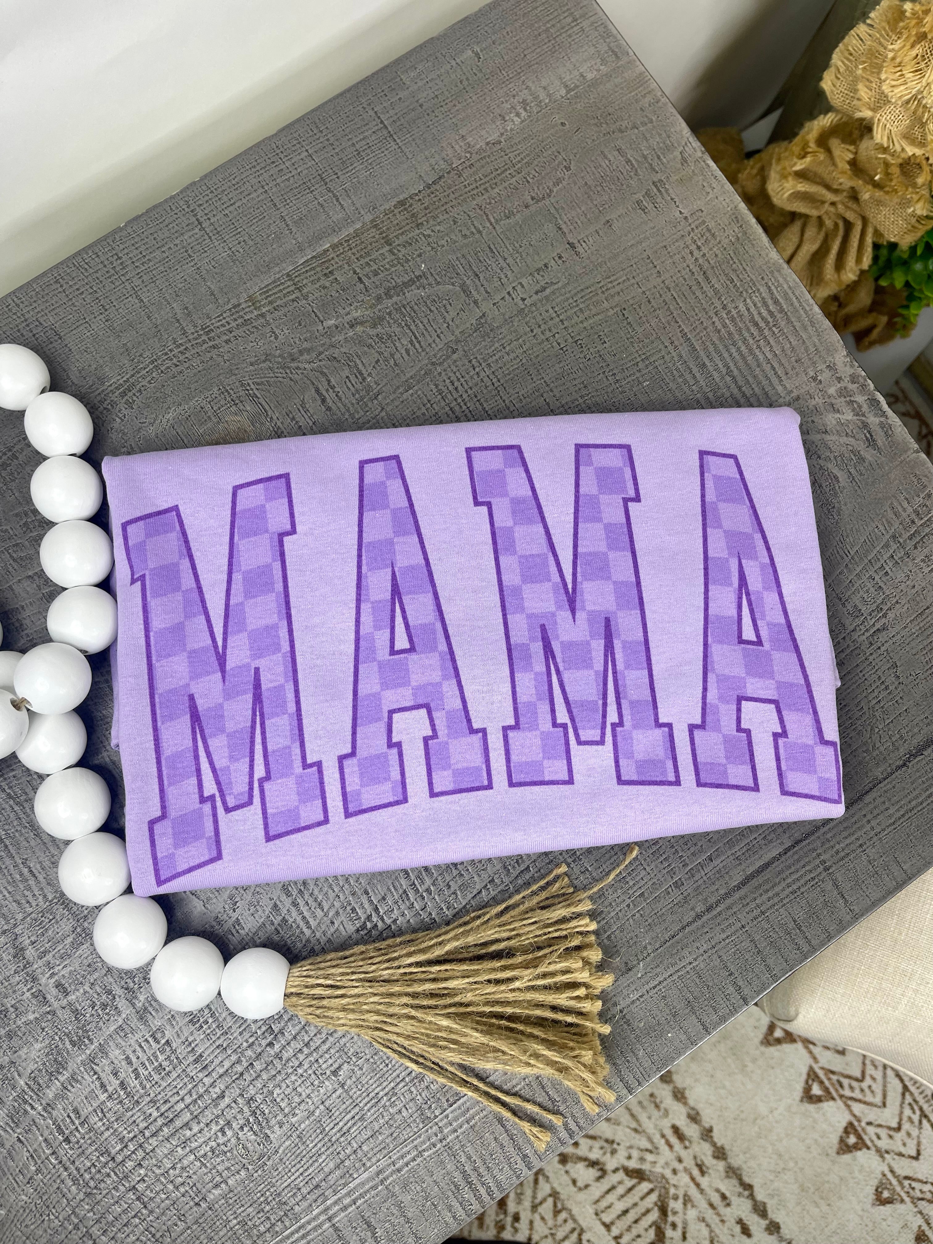 Purple Mama Checkered (Tee)