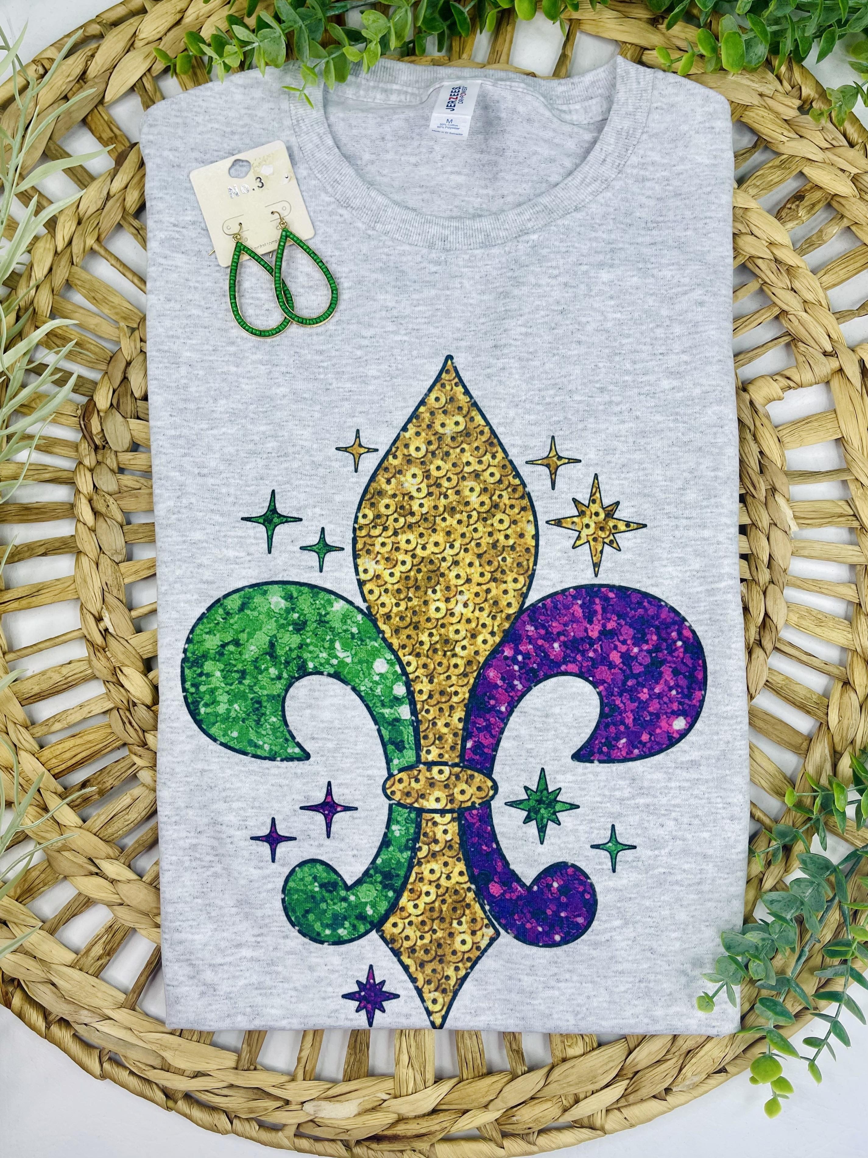 Mardi Gras Fleur (Tee)