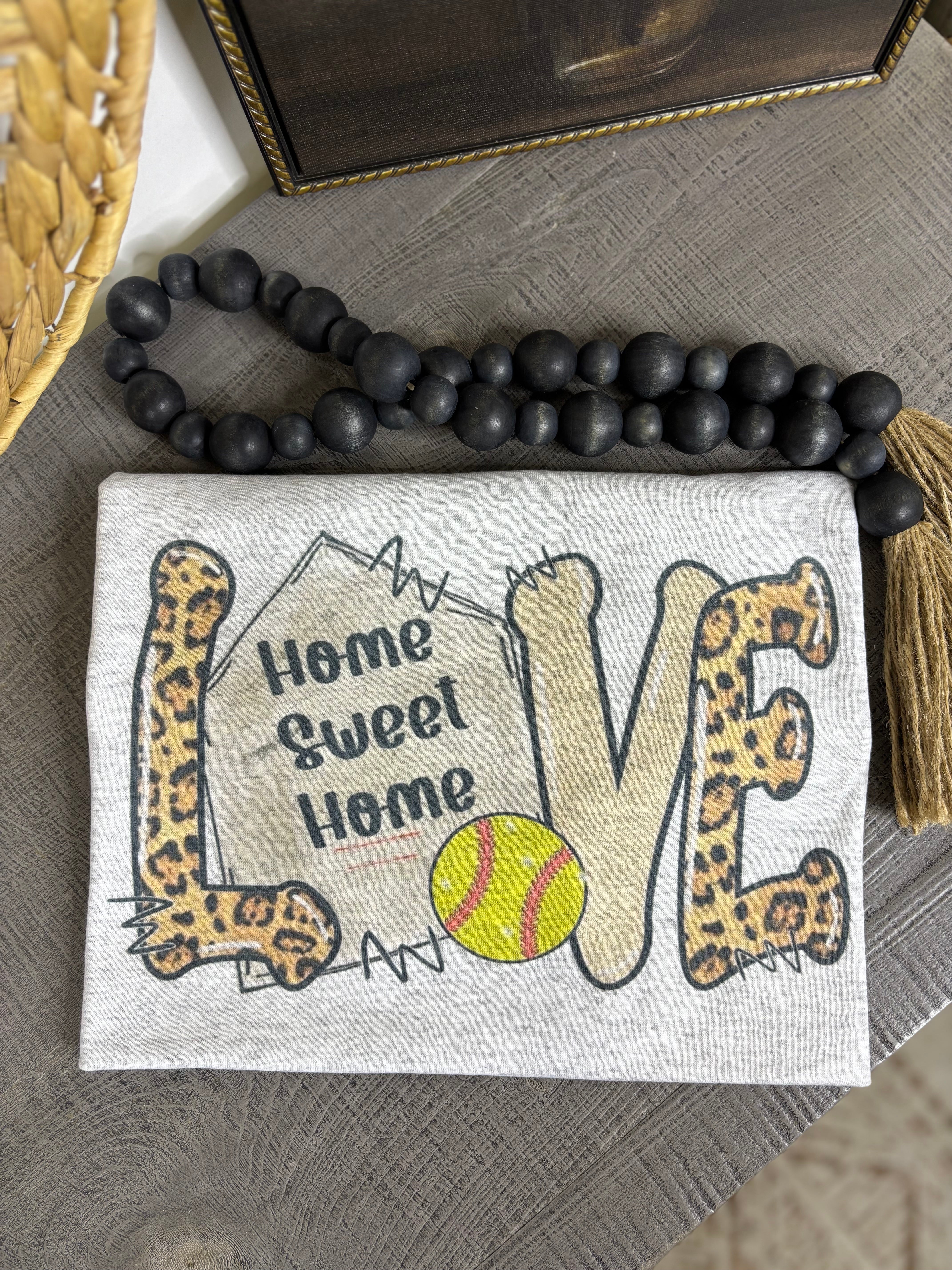 Softball Love Home Sweet Home (Tee)