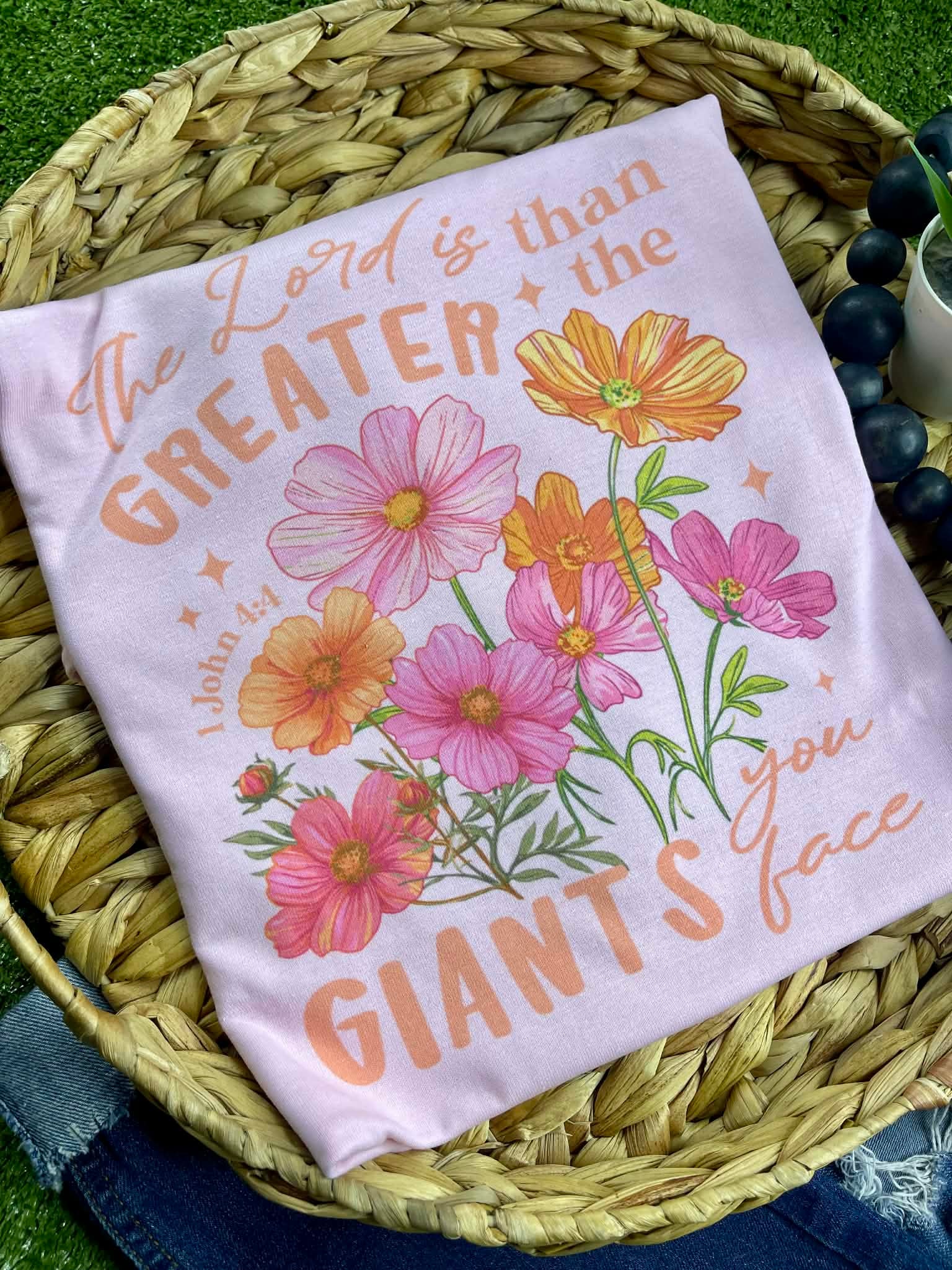 The Lord is Greater than the Giants you face (Tee)